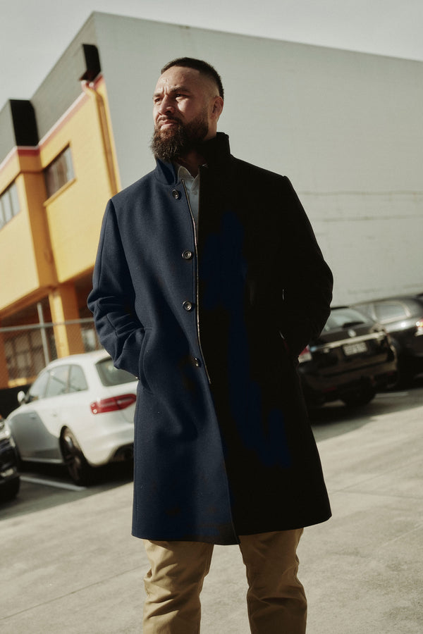 Other Joseph Parker Coat in navy, wool, additional view