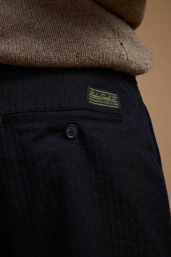 Barkers Wadley Twill Pant in black, relaxed fit, additional view