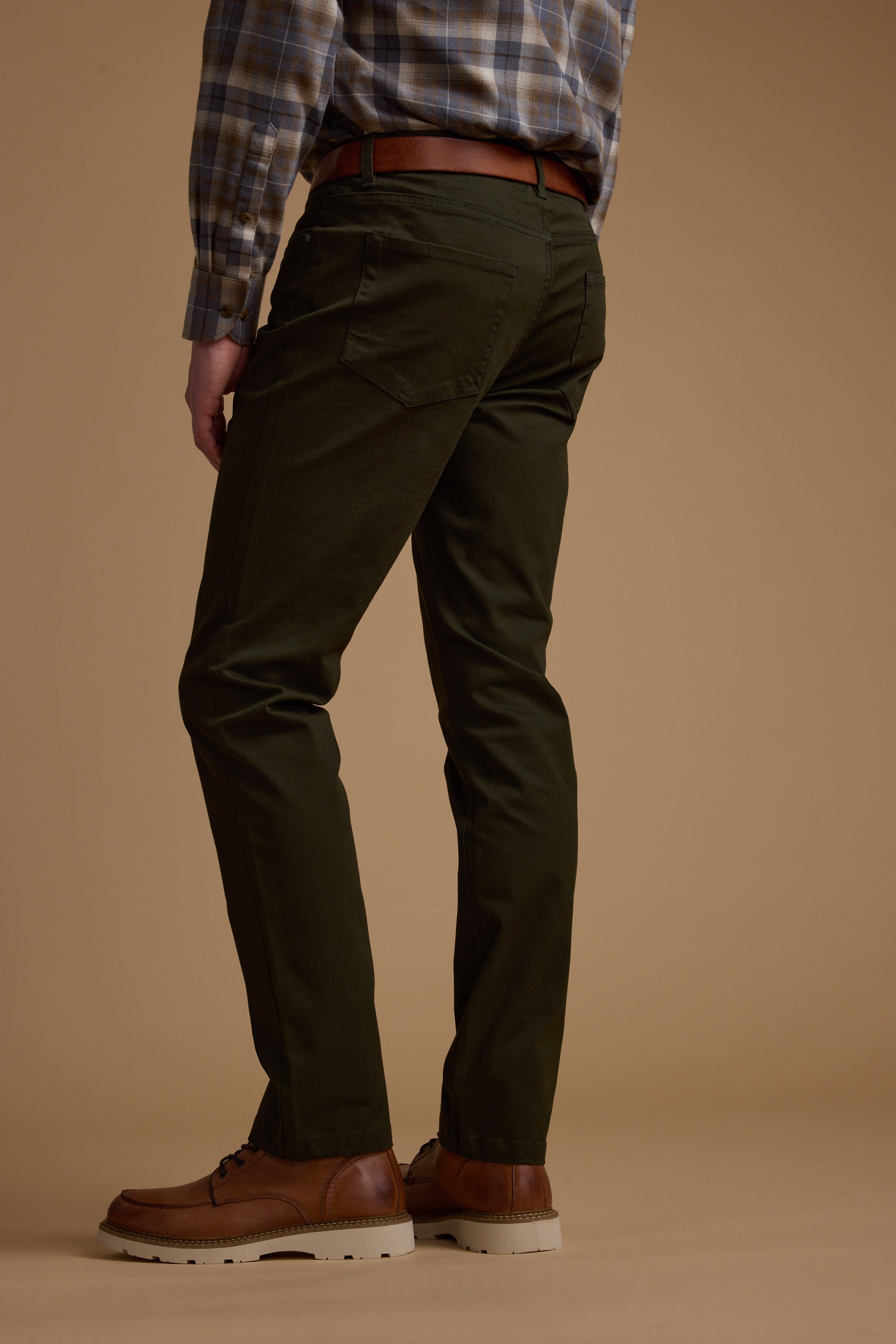 Barkers Beckett  5-Pocket Pant in olive, additional view