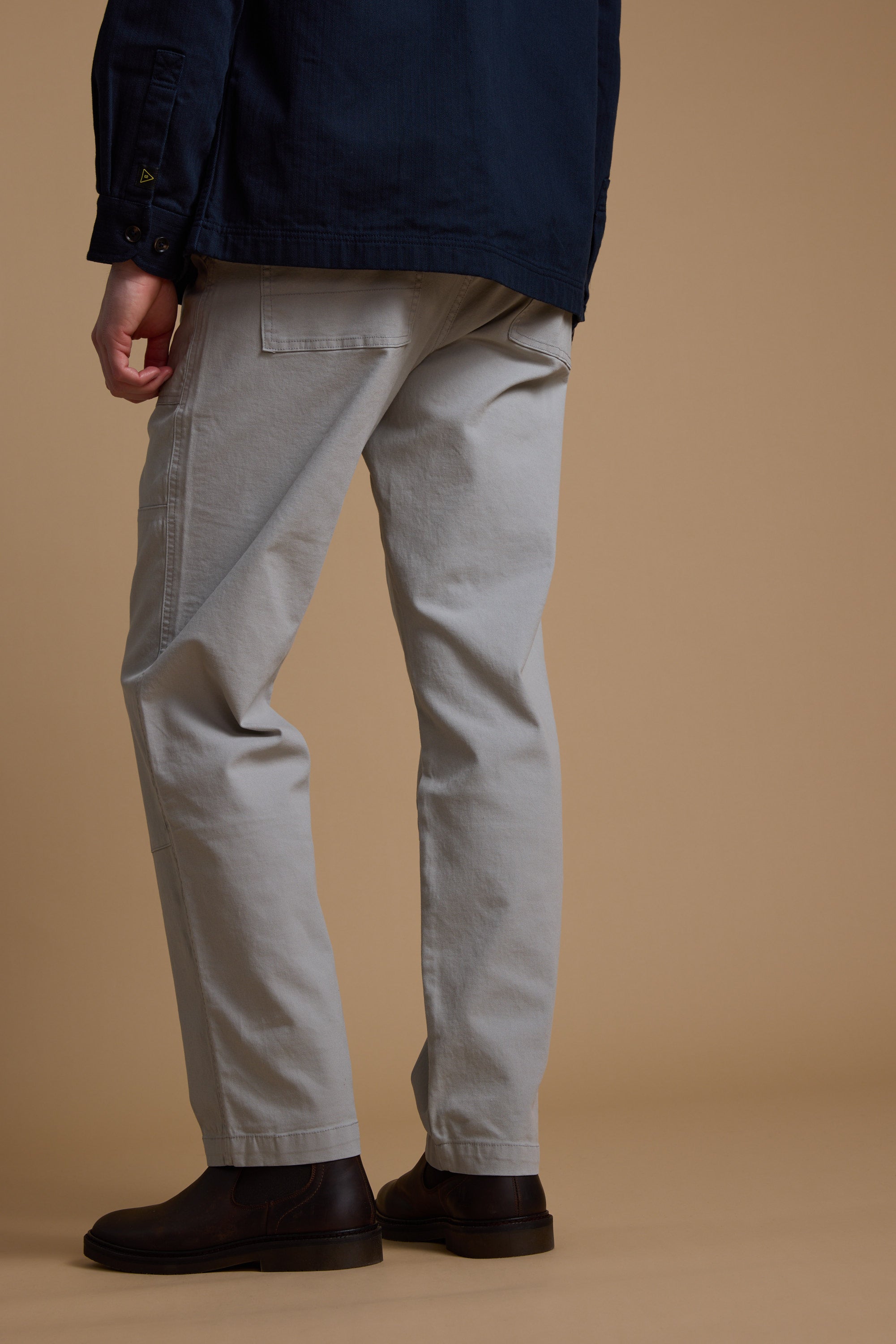 Barkers Tidal GD Utility Pant in silver, tapered fit, additional view
