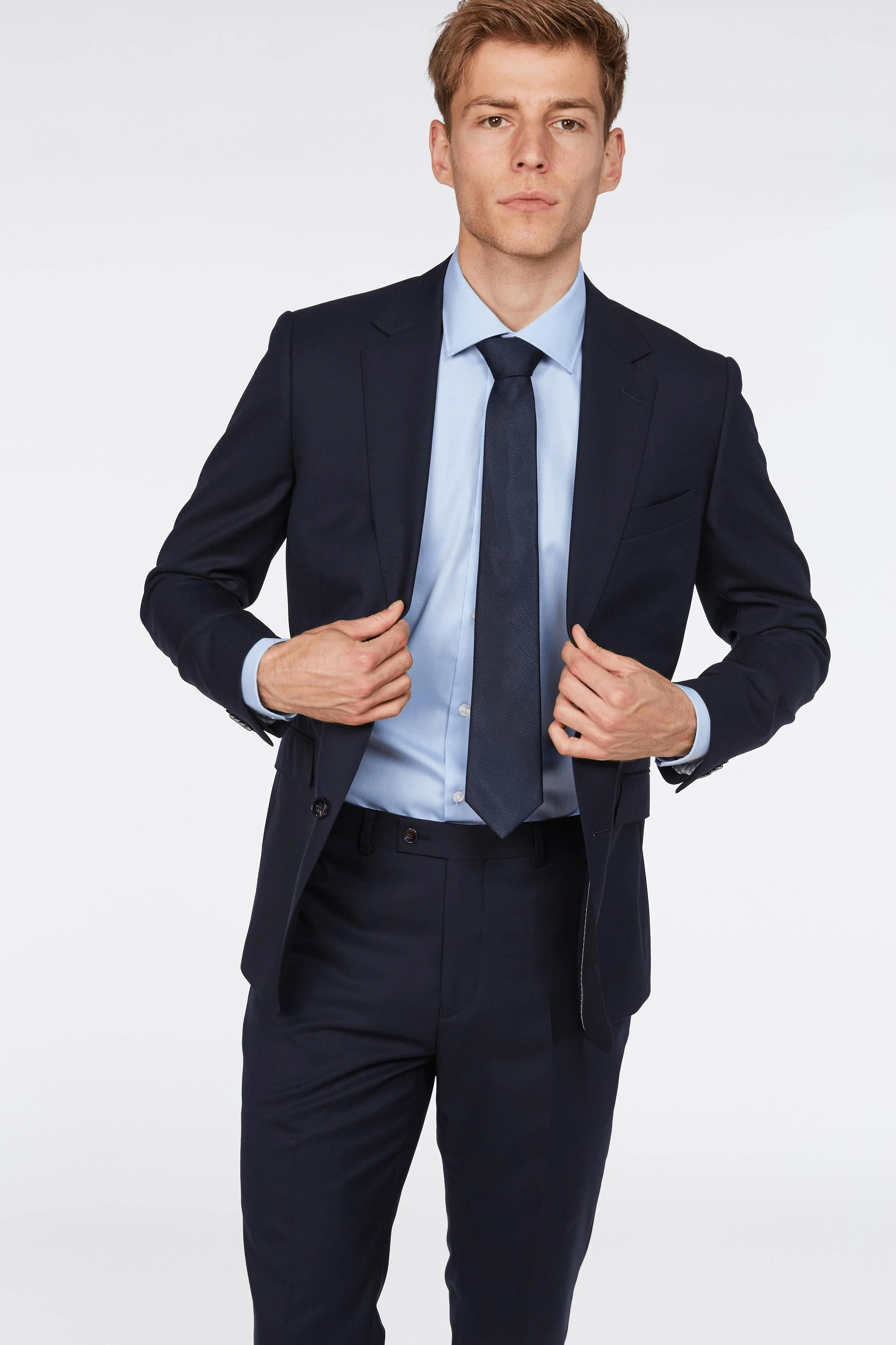Barkers Bayswater Jacket in navy, wool, alternate view