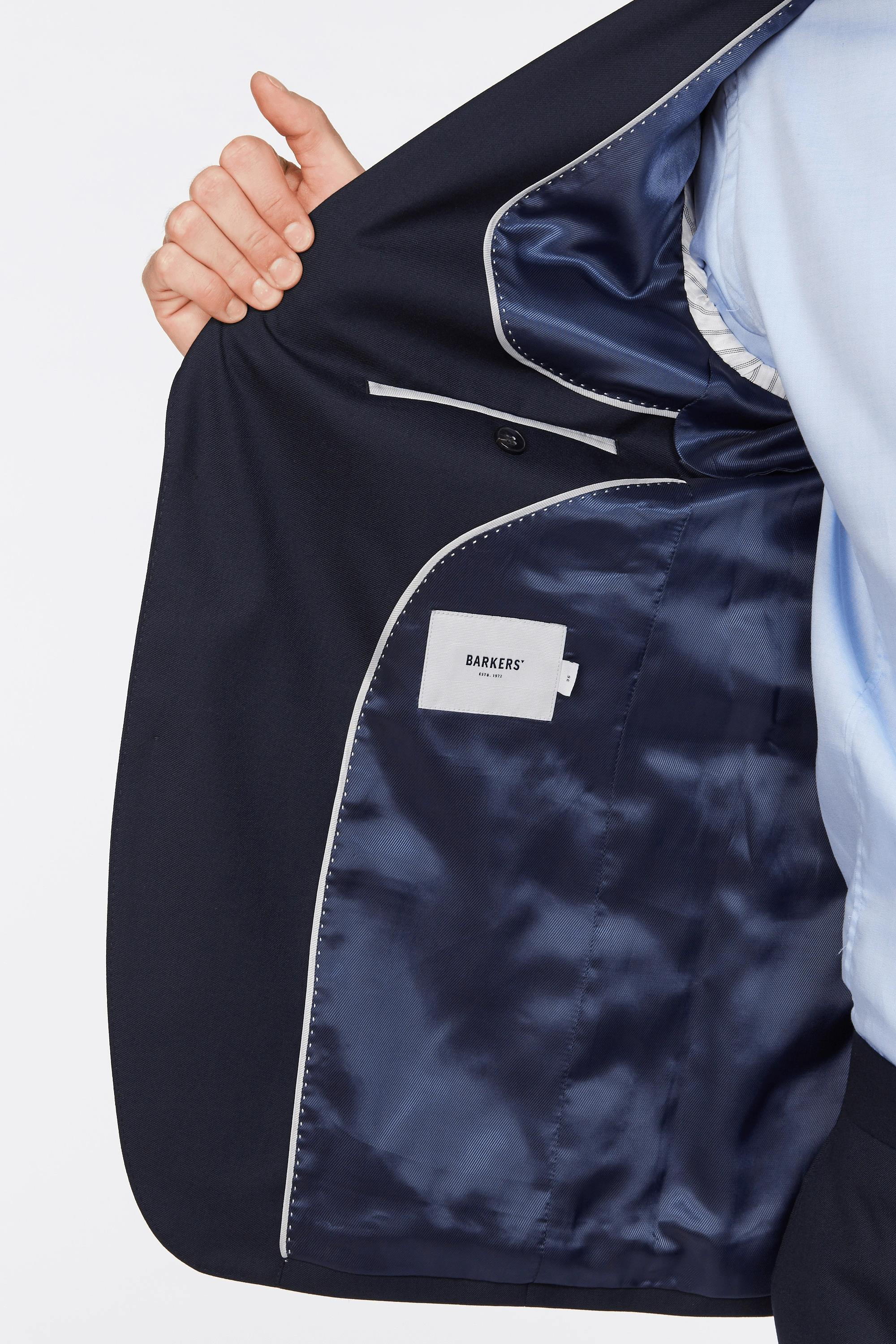 Barkers Bayswater Jacket in navy, wool, additional view