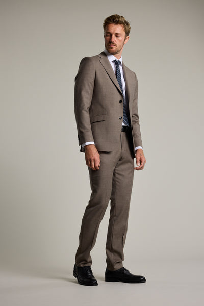 Barkers Westport Melange Suit Trouser in beige, wool, additional view