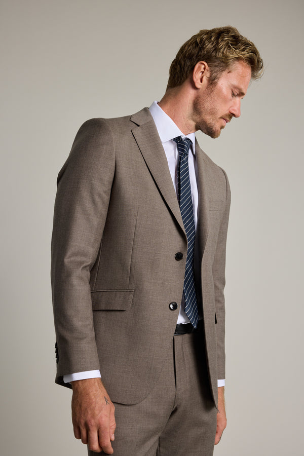 Barkers Westport Melange Suit Jacket in beige, wool, additional view
