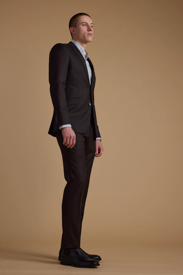 Barkers Moray Texture Suit Trouser in brown, additional view