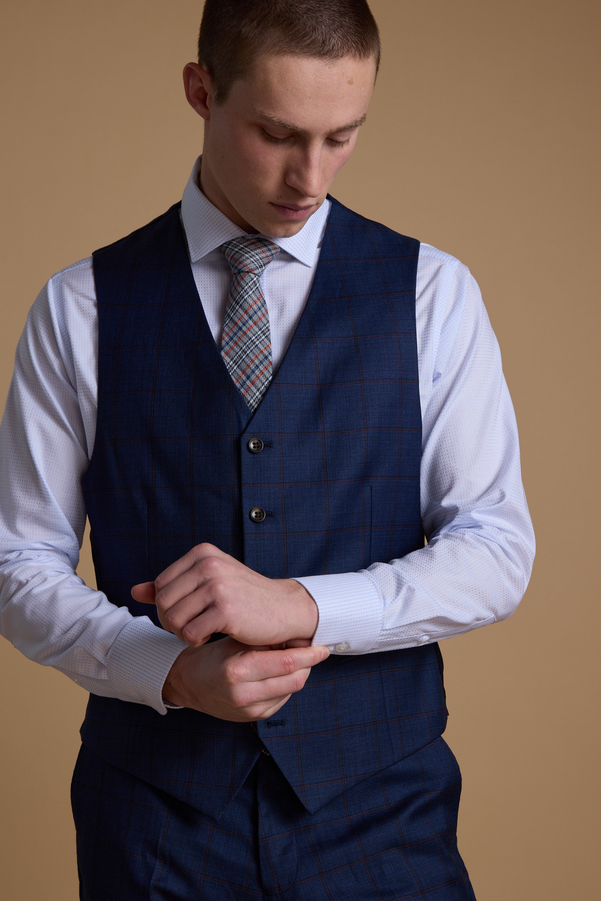 Grafton Check Waistcoat