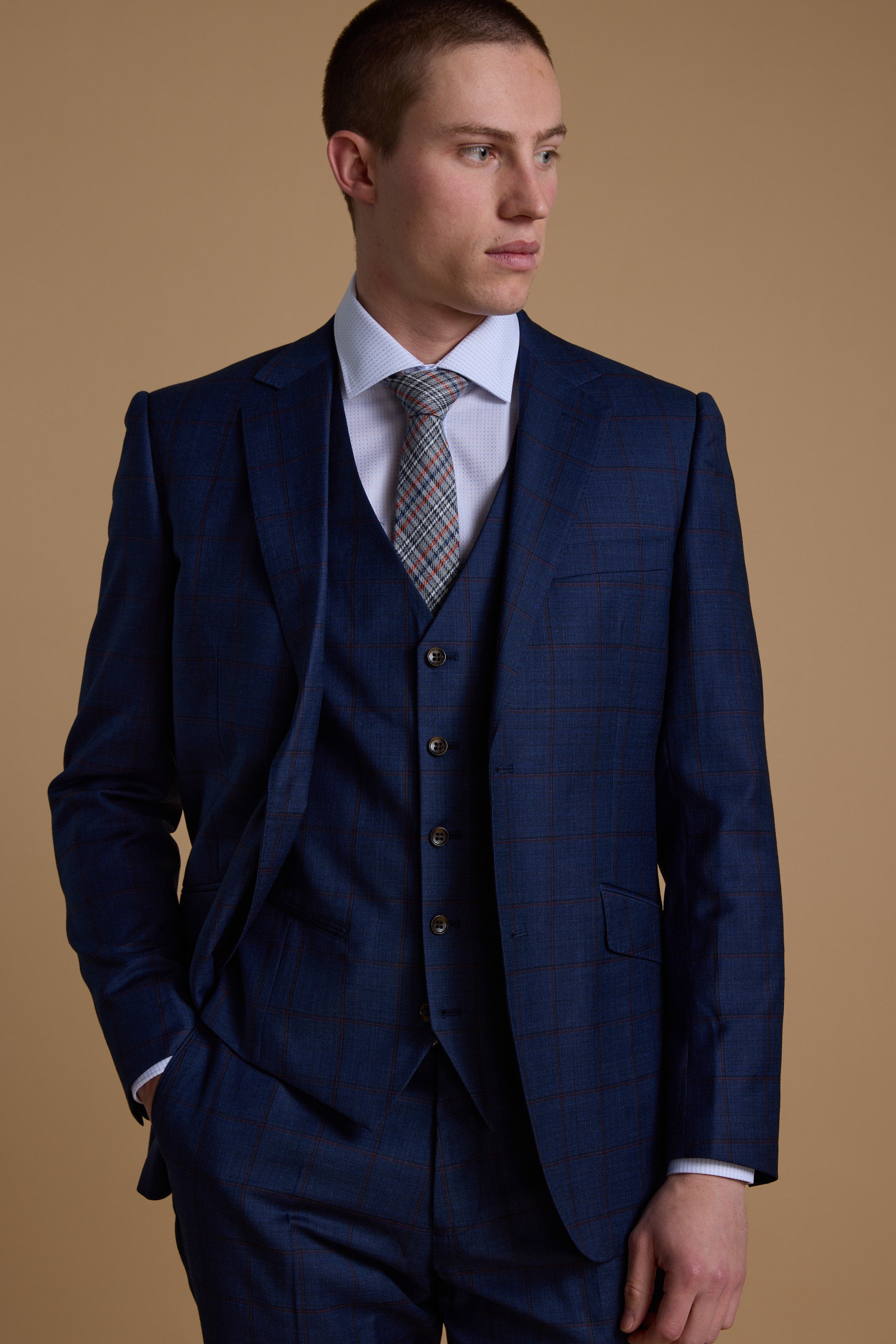 Grafton Check Waistcoat