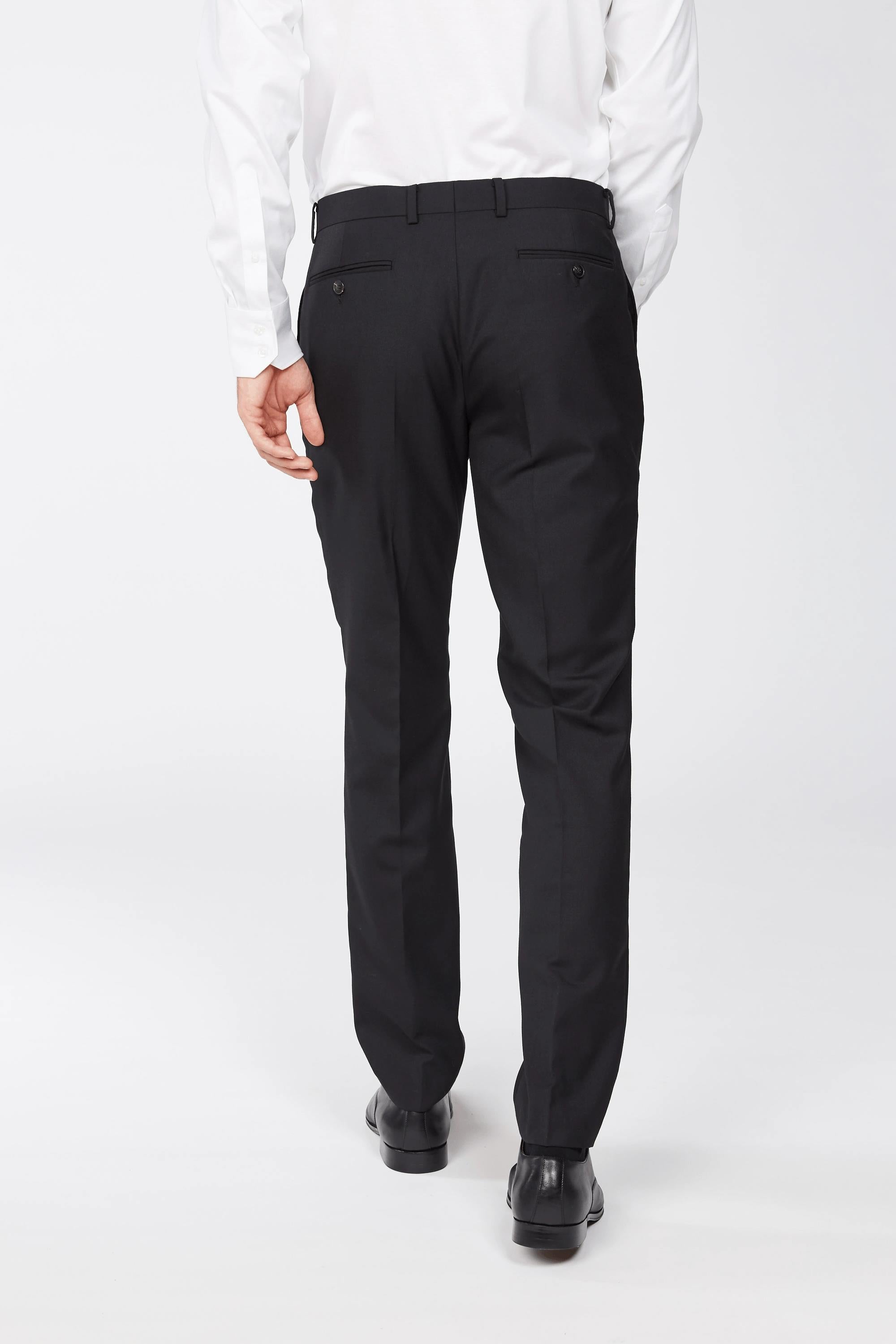Barkers Bayswater Trouser in black, modern fit, additional view