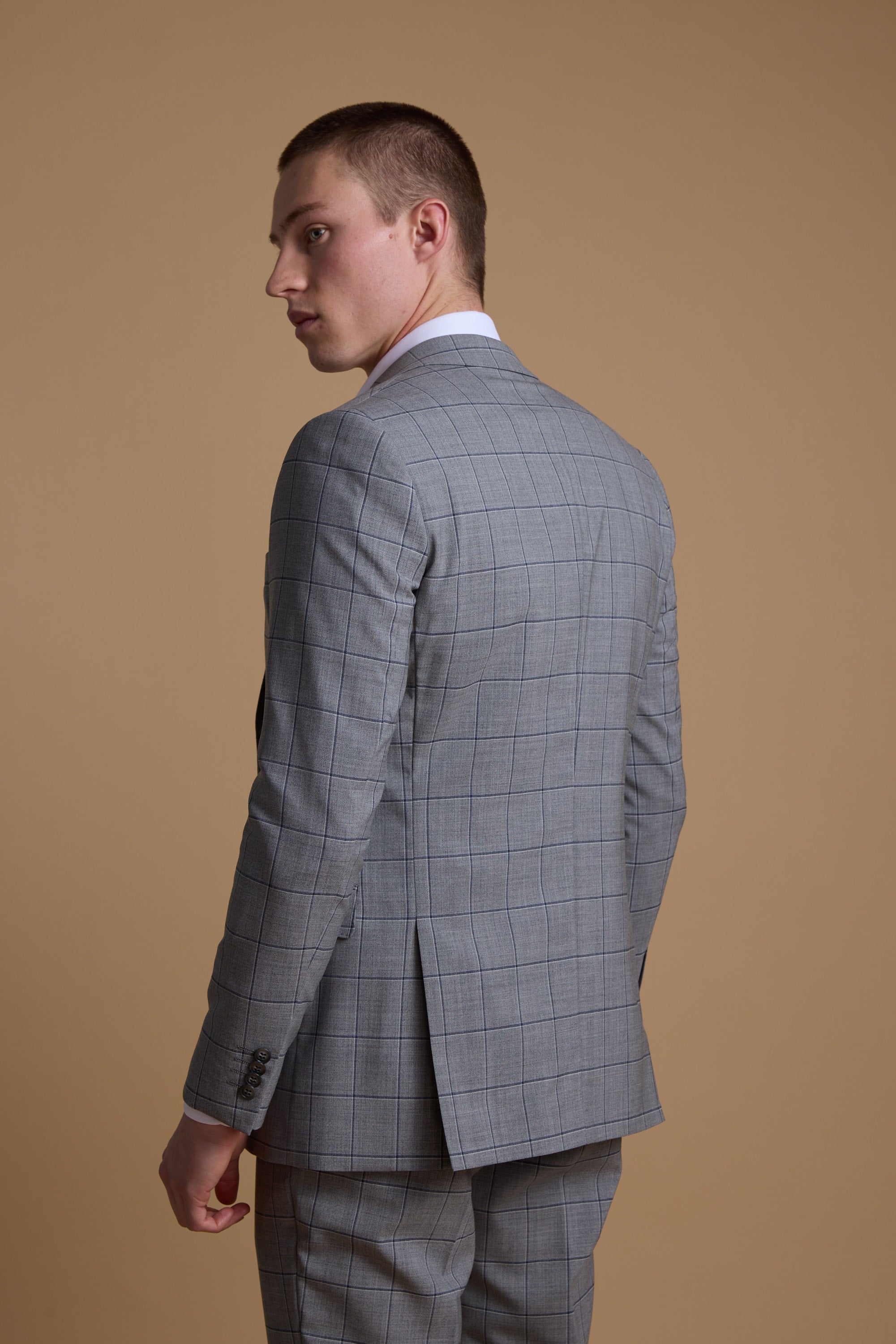 Alfred Check Suit Jacket
