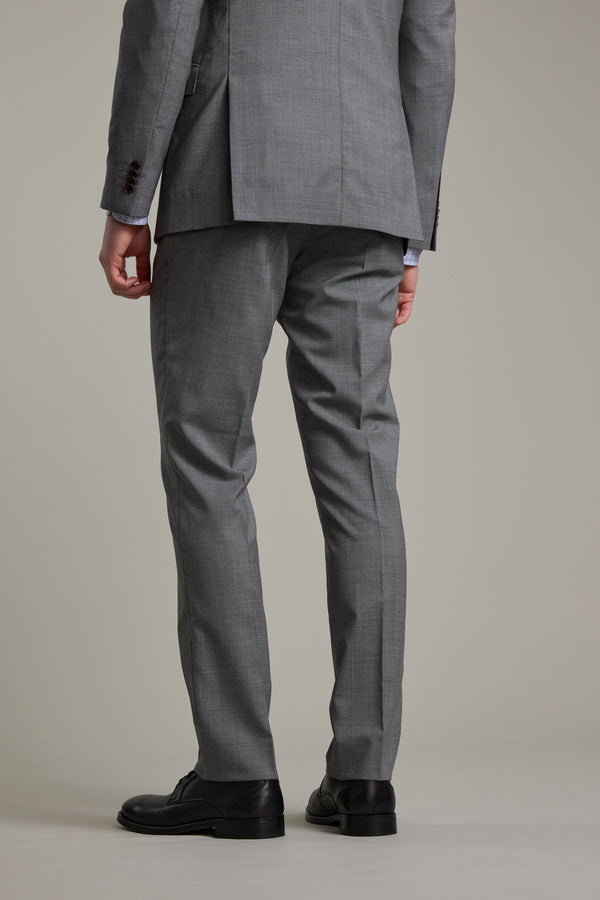 Barkers Henderson Houndstooth Suit Trouser in grey, tailored fit, additional view
