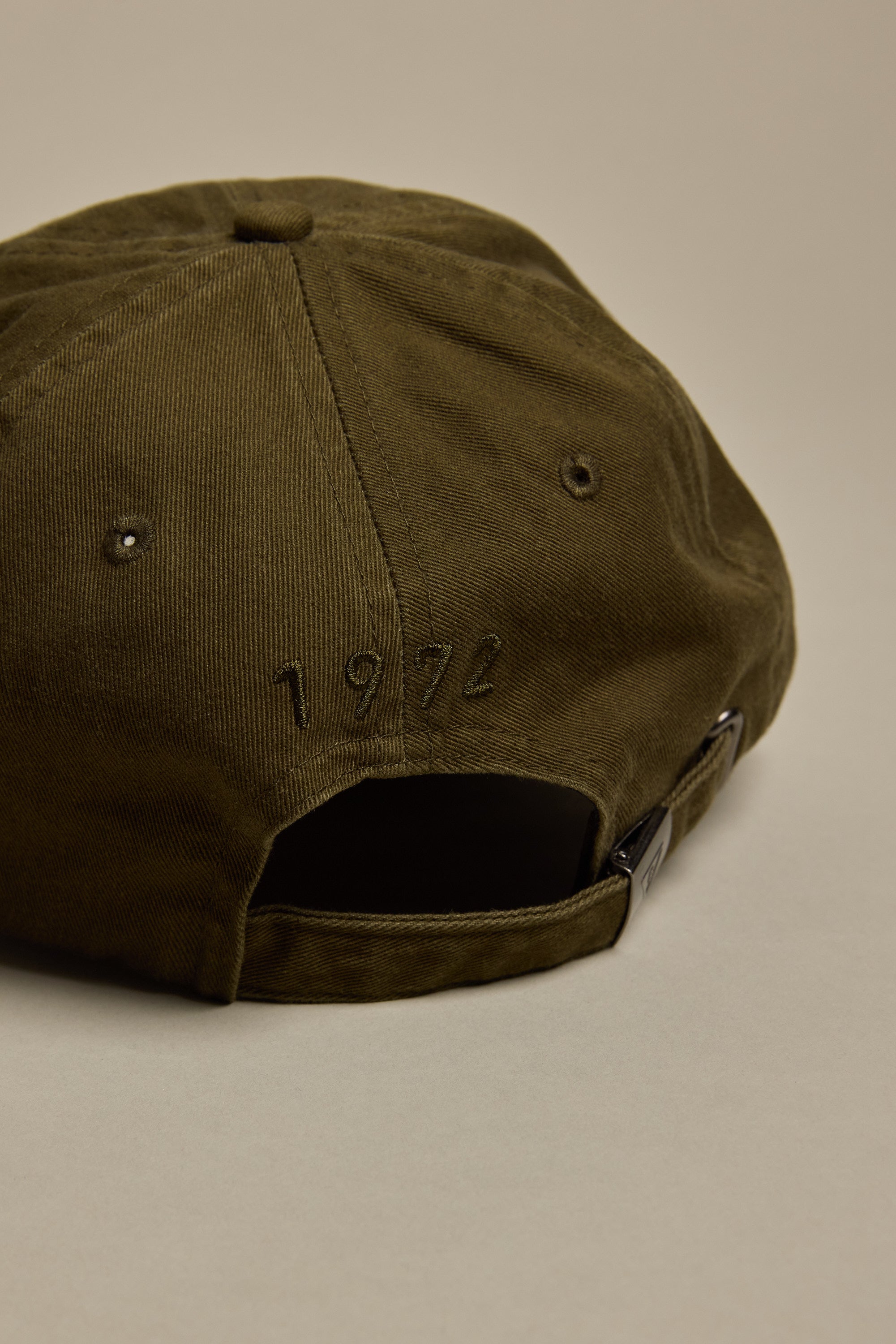 Barkers Washed Cotton Cap in khaki, alternate view