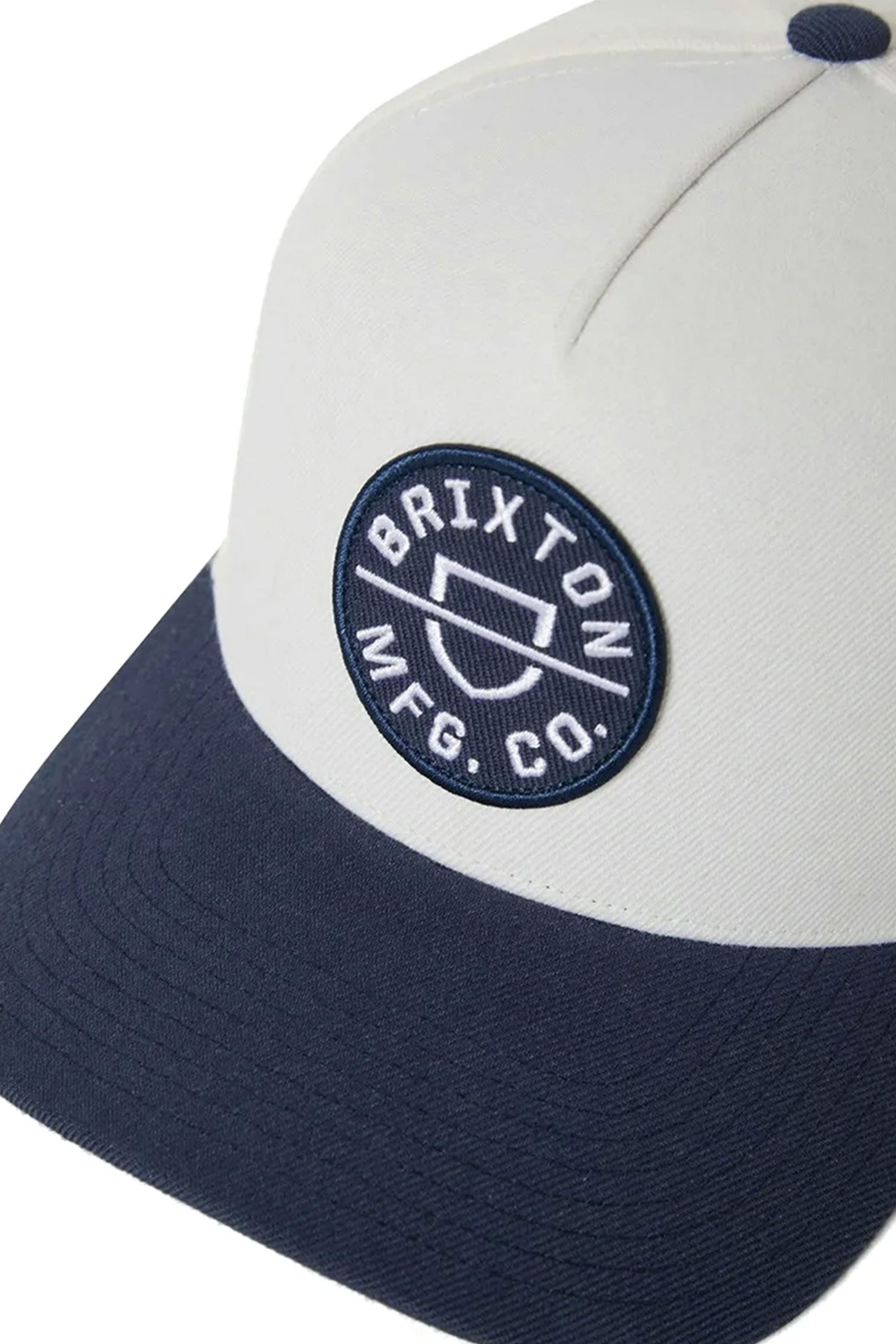 Brixton Crest Snapback in white, alternate view