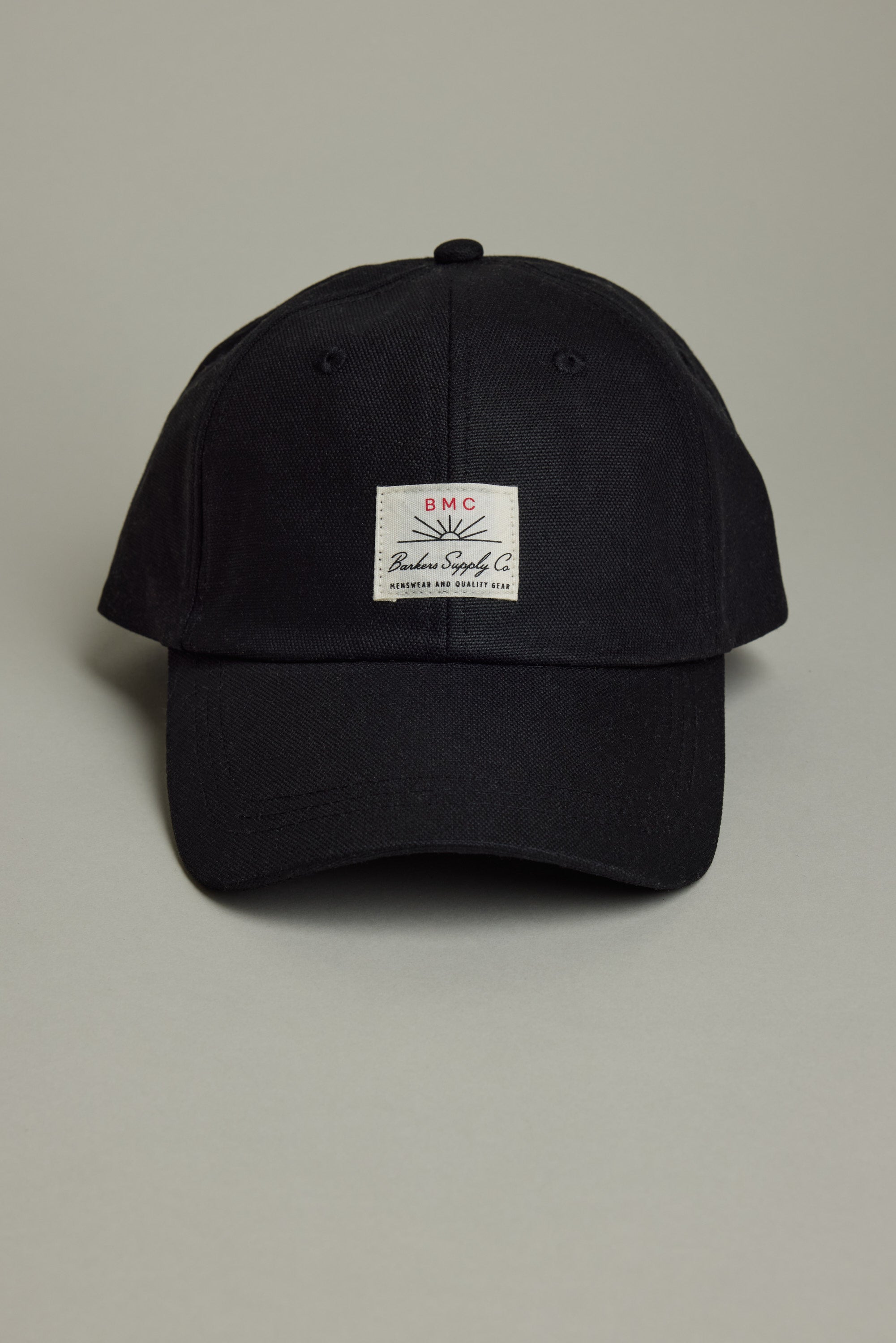 Barkers Benson Waxed Cotton Cap in black, alternate view