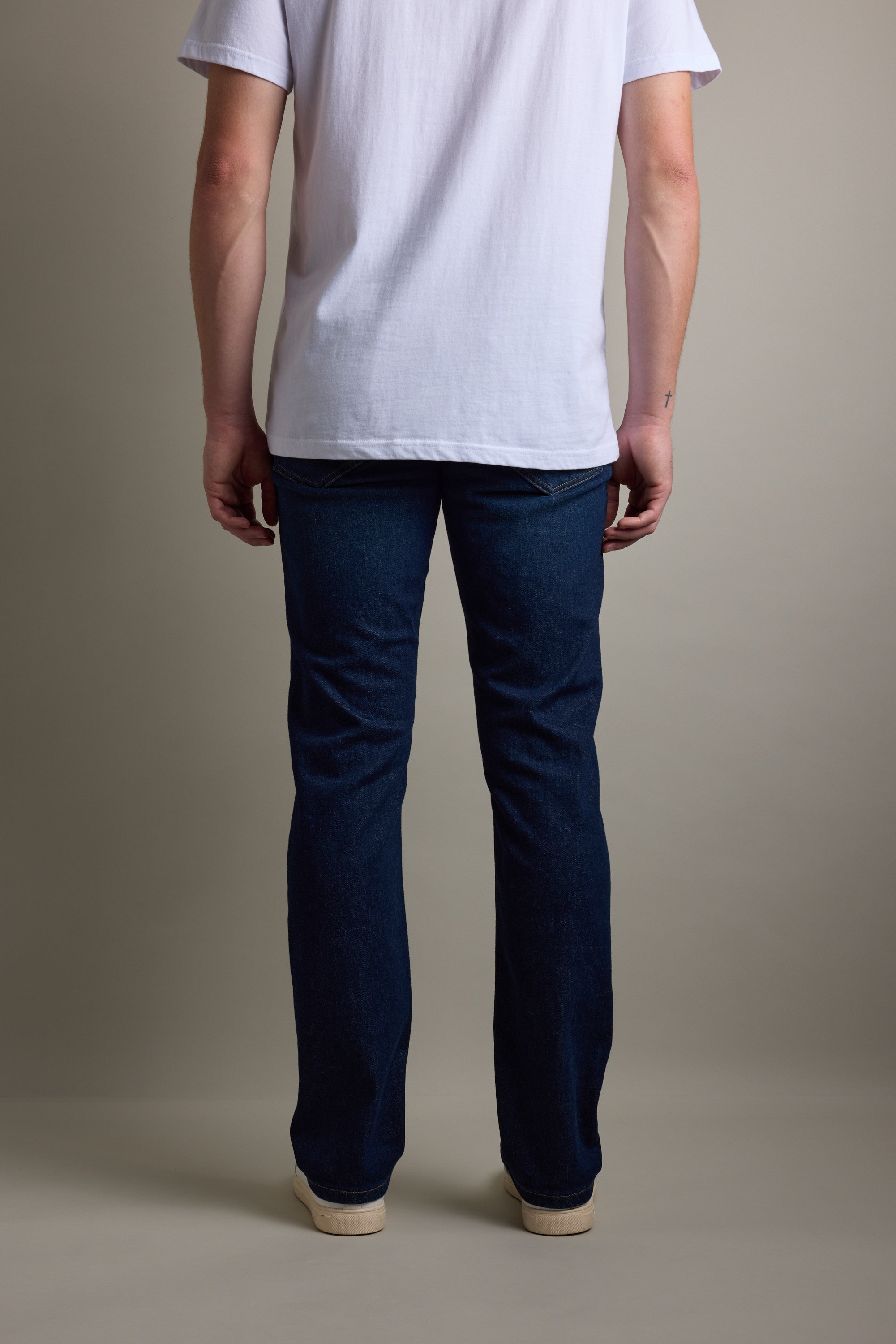 Barkers Wanderer Denim Straight Jean in dark indigo, additional view