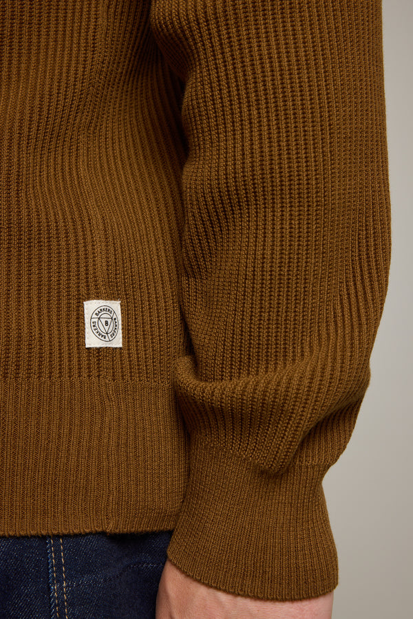 Barkers Robin Cotton Crew in rust, cotton, additional view
