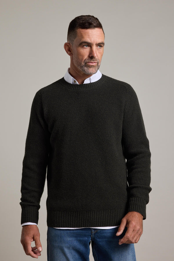 Barkers Mckenzie Woollen Crew in sage