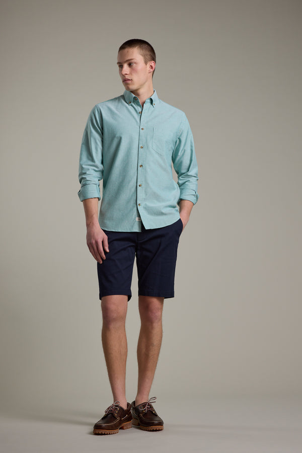 Barkers Thatcher Oxford Shirt in green, tailored fit, additional view