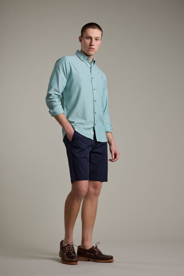Barkers Thatcher Oxford Shirt in green, tailored fit, additional view