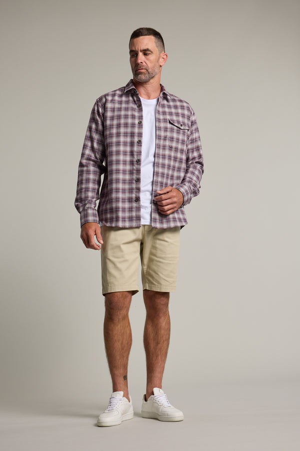 Barkers Braddock Walk Short in stone, additional view