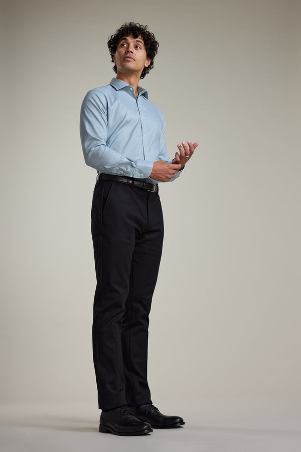 Barkers Zione Business Shirt in teal, tailored fit, additional view