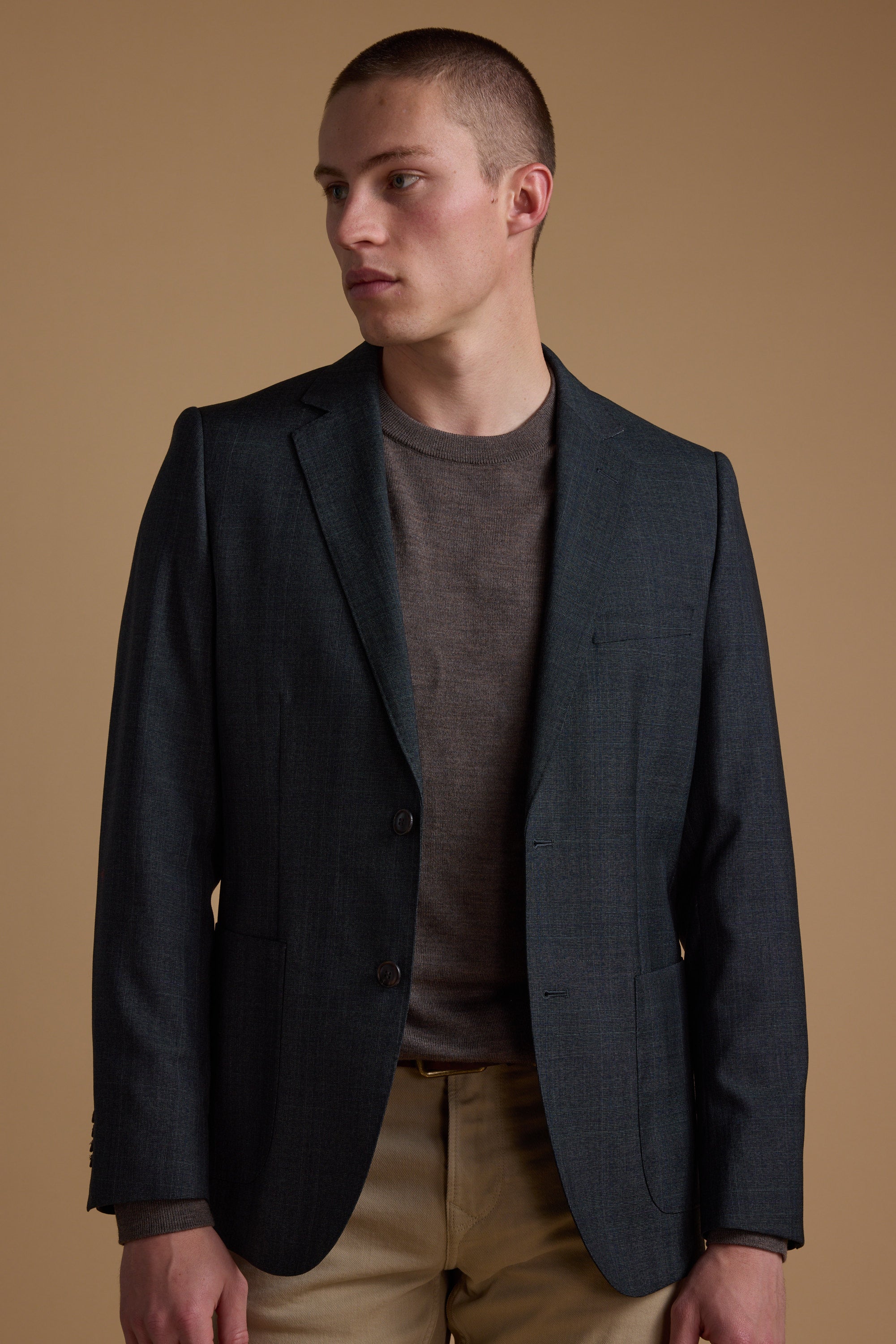Barkers Freesia Texture Blazer in green, additional view