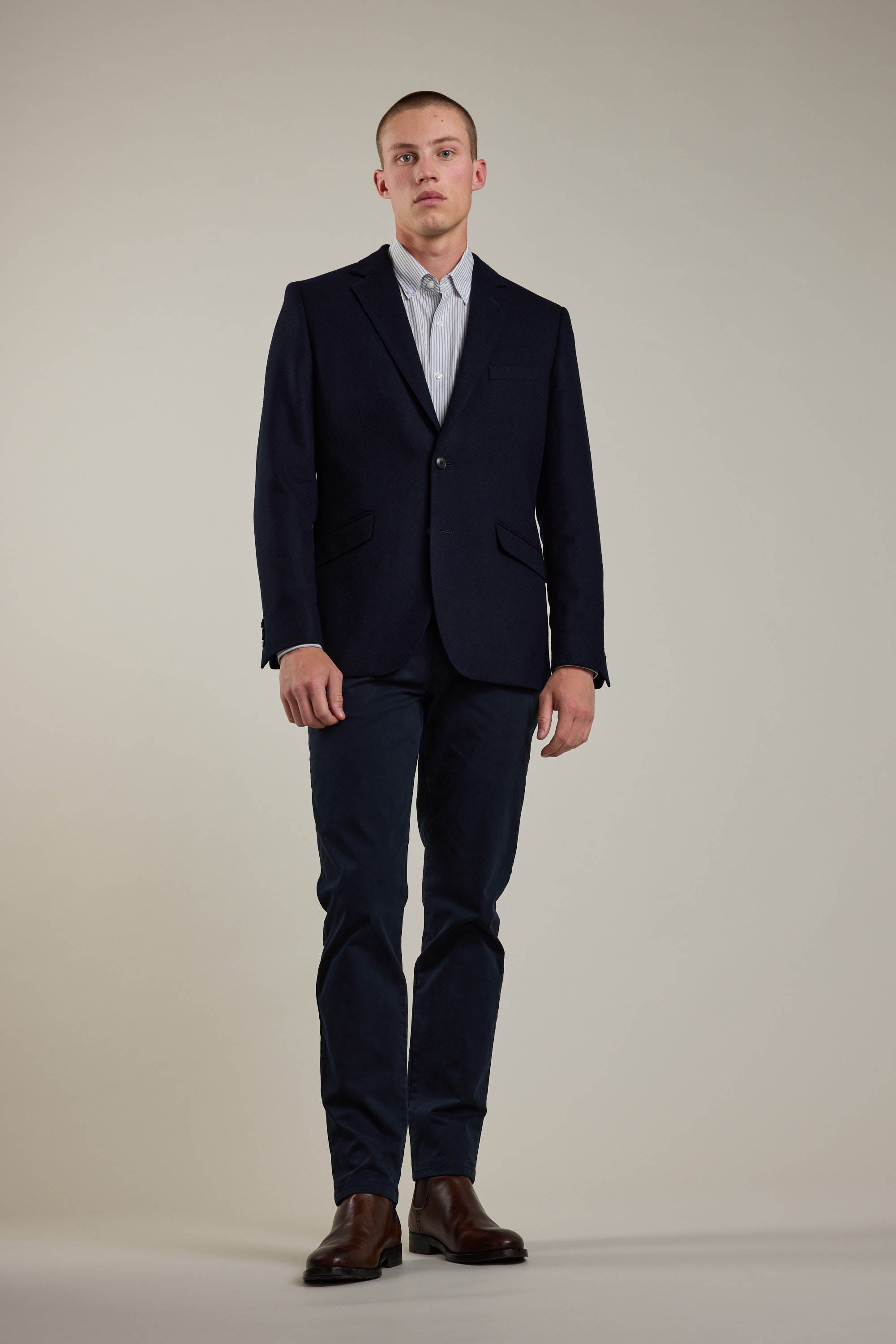 Barkers Gilman Woollen Blazer in navy, alternate view