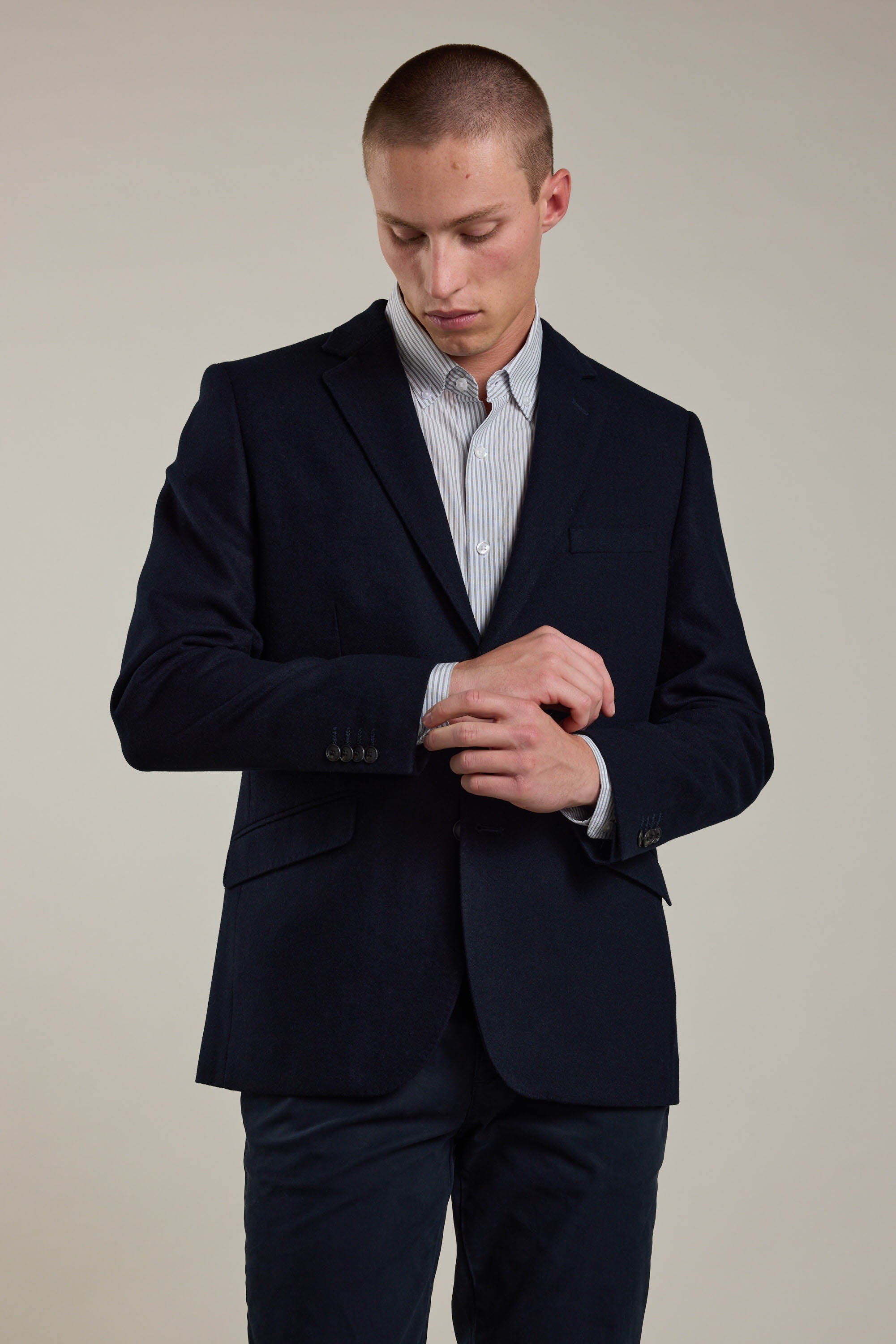 Barkers Gilman Woollen Blazer in navy, additional view