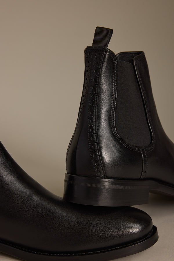 Close-up of Barkers Peter Chelsea Boot with elastic side panels against a neutral background.
