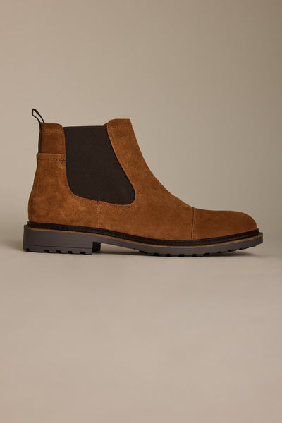 Barkers James Chelsea Boot in camel, alternate view