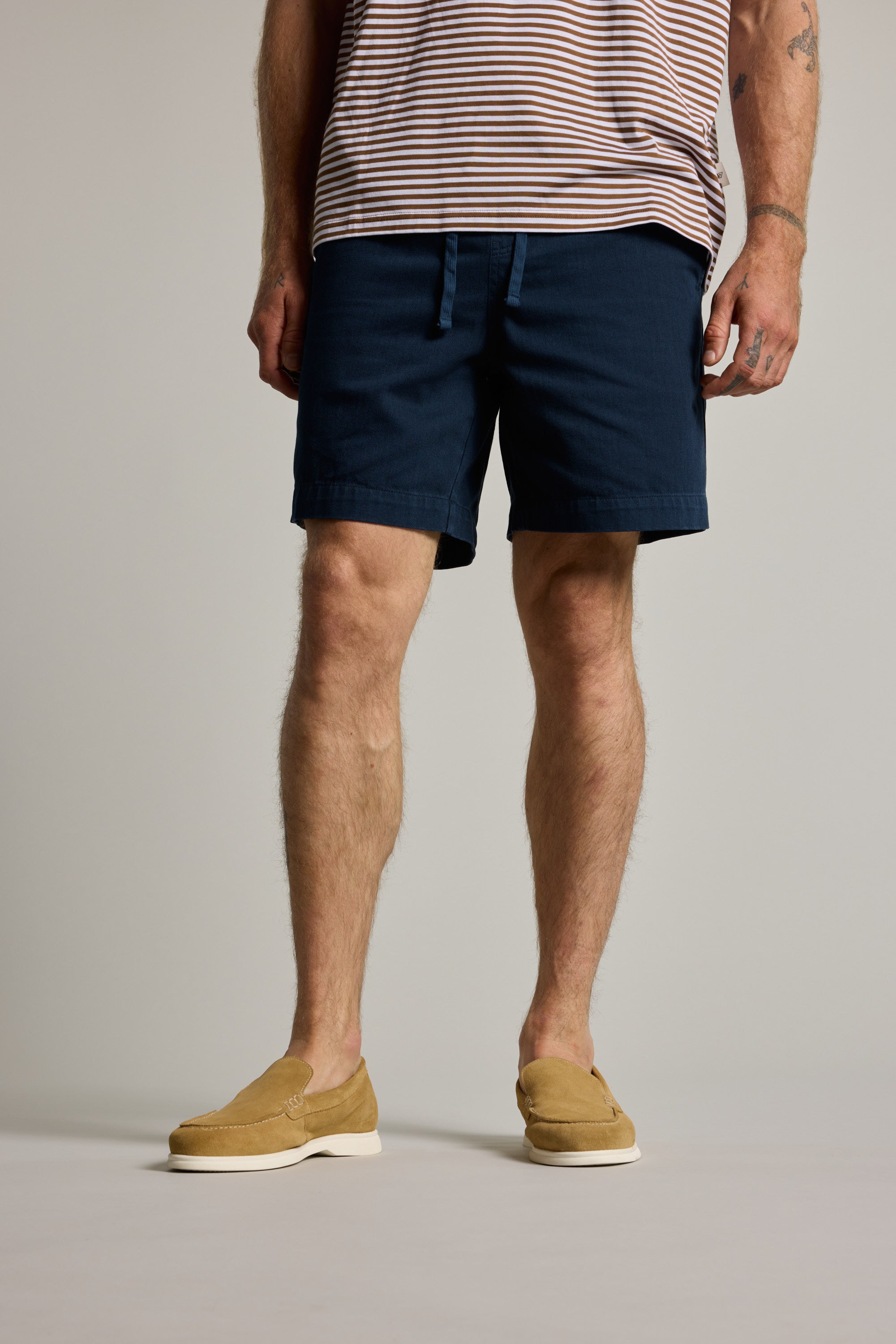Barkers Harley GD Weekend Short in dark blue, relaxed fit, alternate view