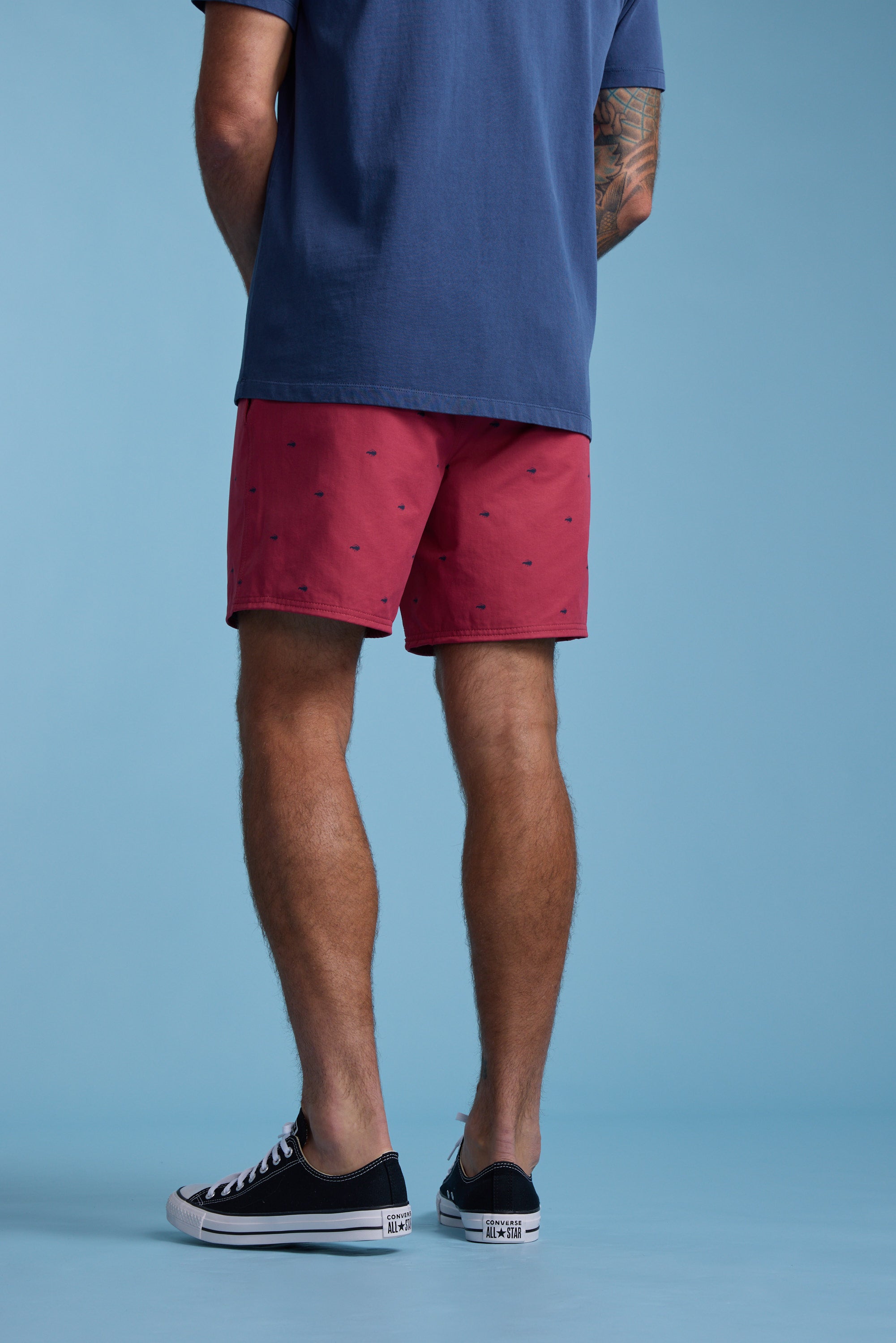 Barkers Crayfish Print Volley in berry, additional view