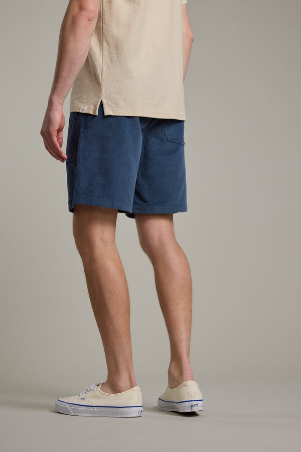 Barkers Montauk Cord Weekend Short in blue, additional view
