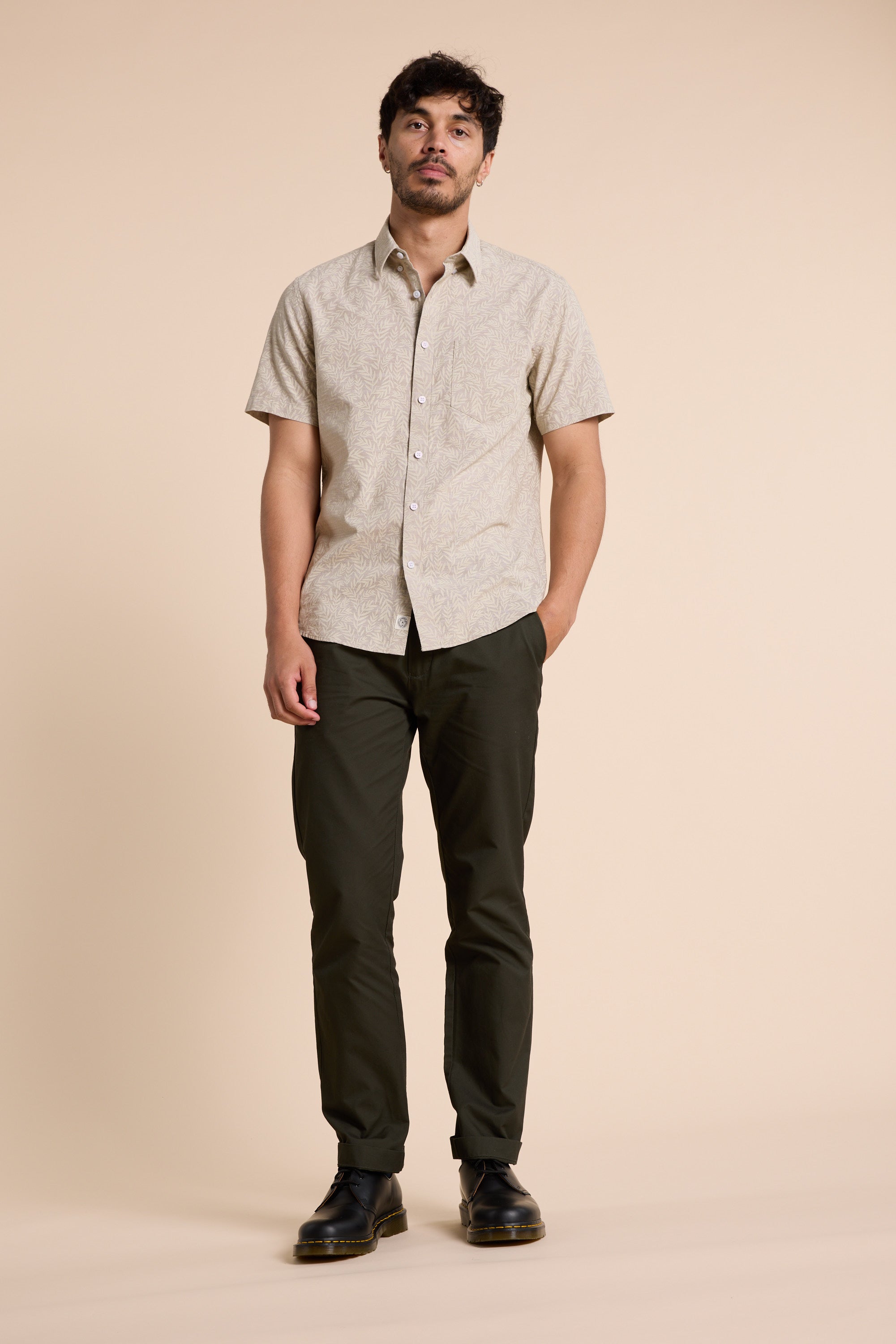 Barkers Ballenton Print Shirt in natural