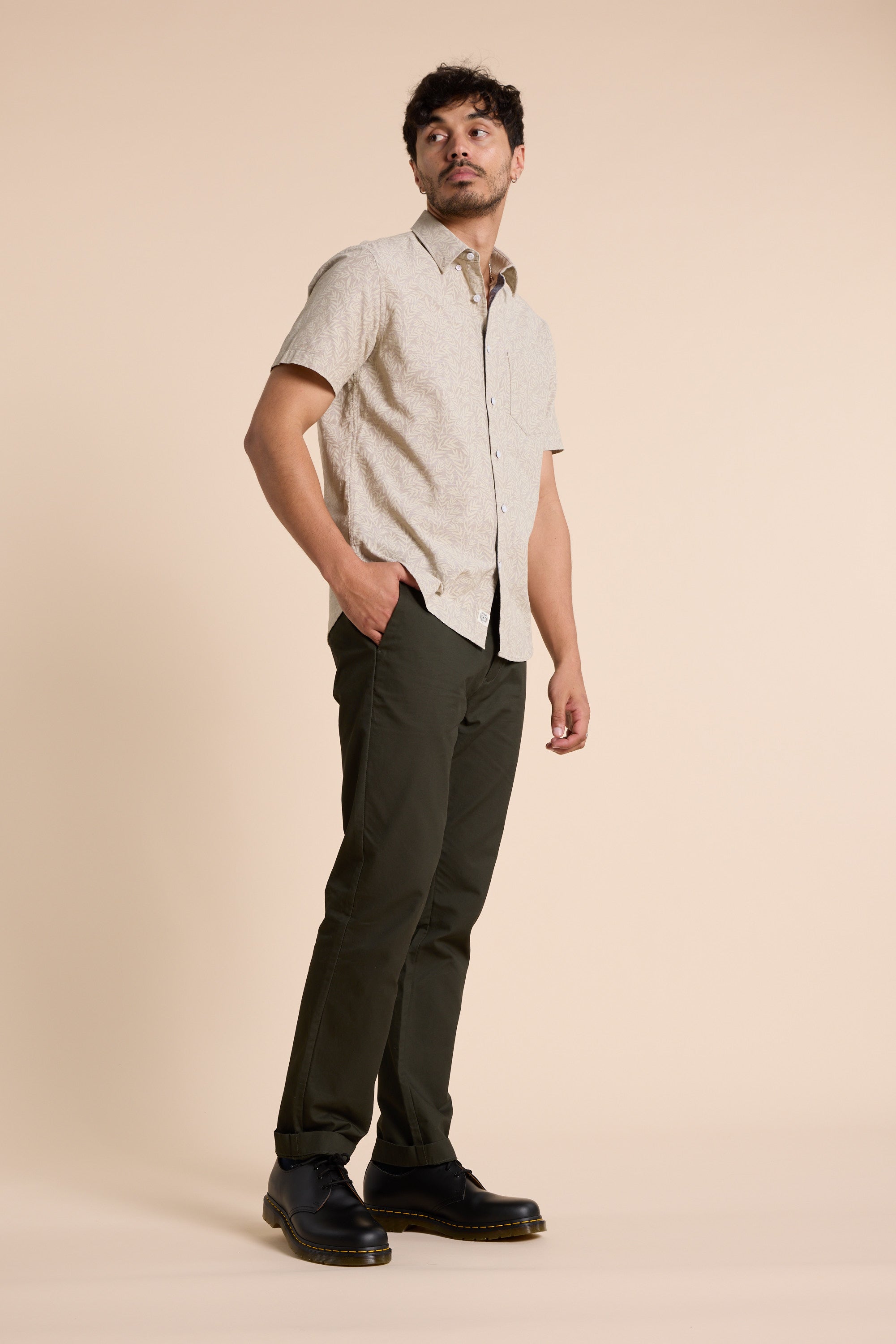 Barkers Ballenton Print Shirt in natural, additional view