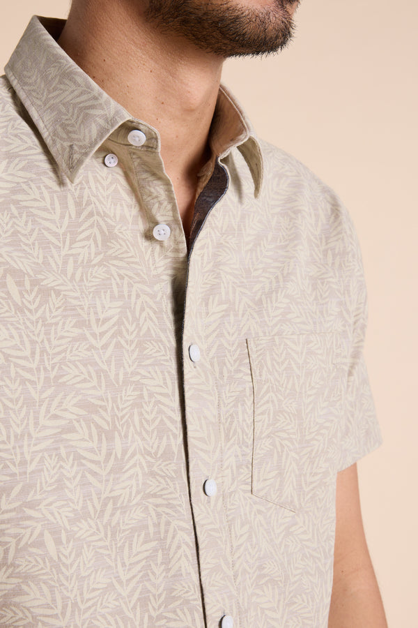 Barkers Ballenton Print Shirt in natural, alternate view