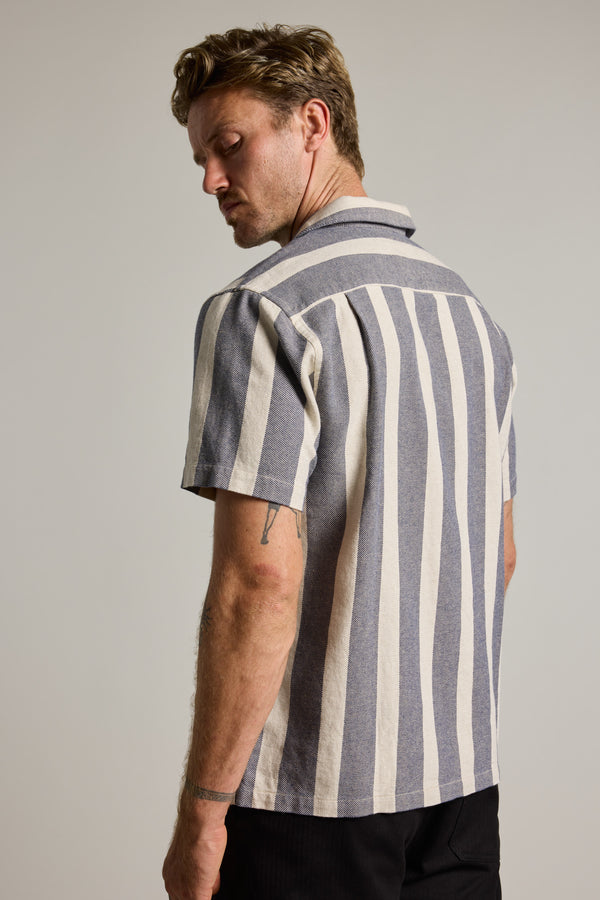 Barkers Norwalk Stripe Cuban Shirt, additional view