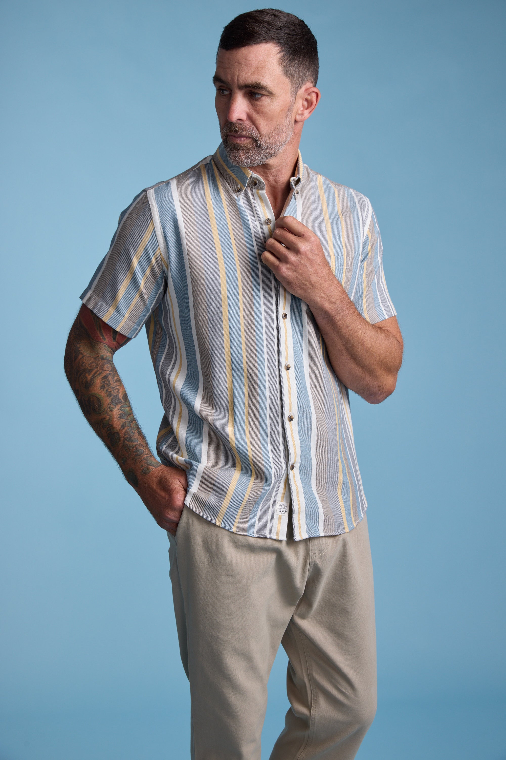 Barkers Reagen Stripe Shirt, additional view