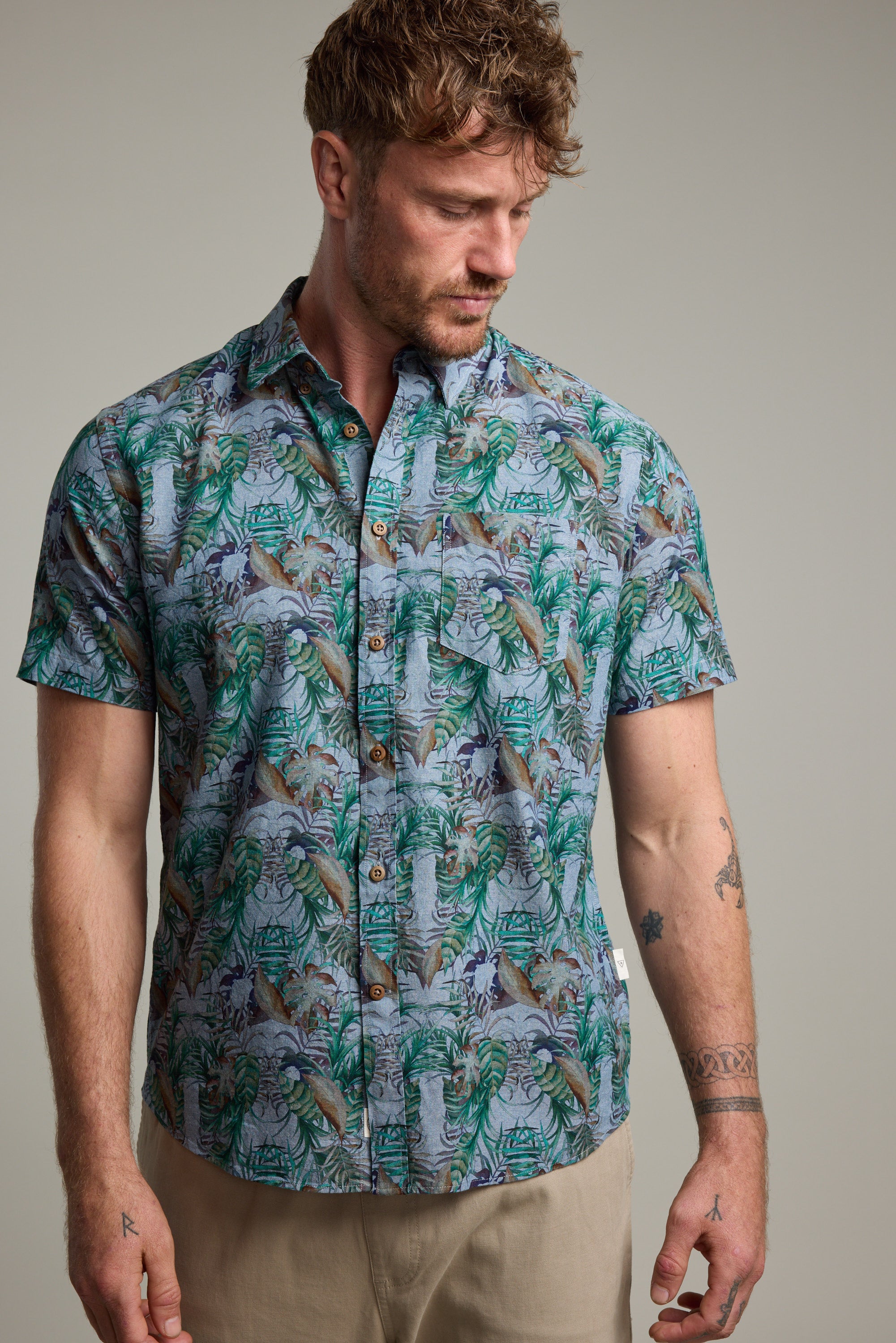 Barkers Rockport Print Shirt