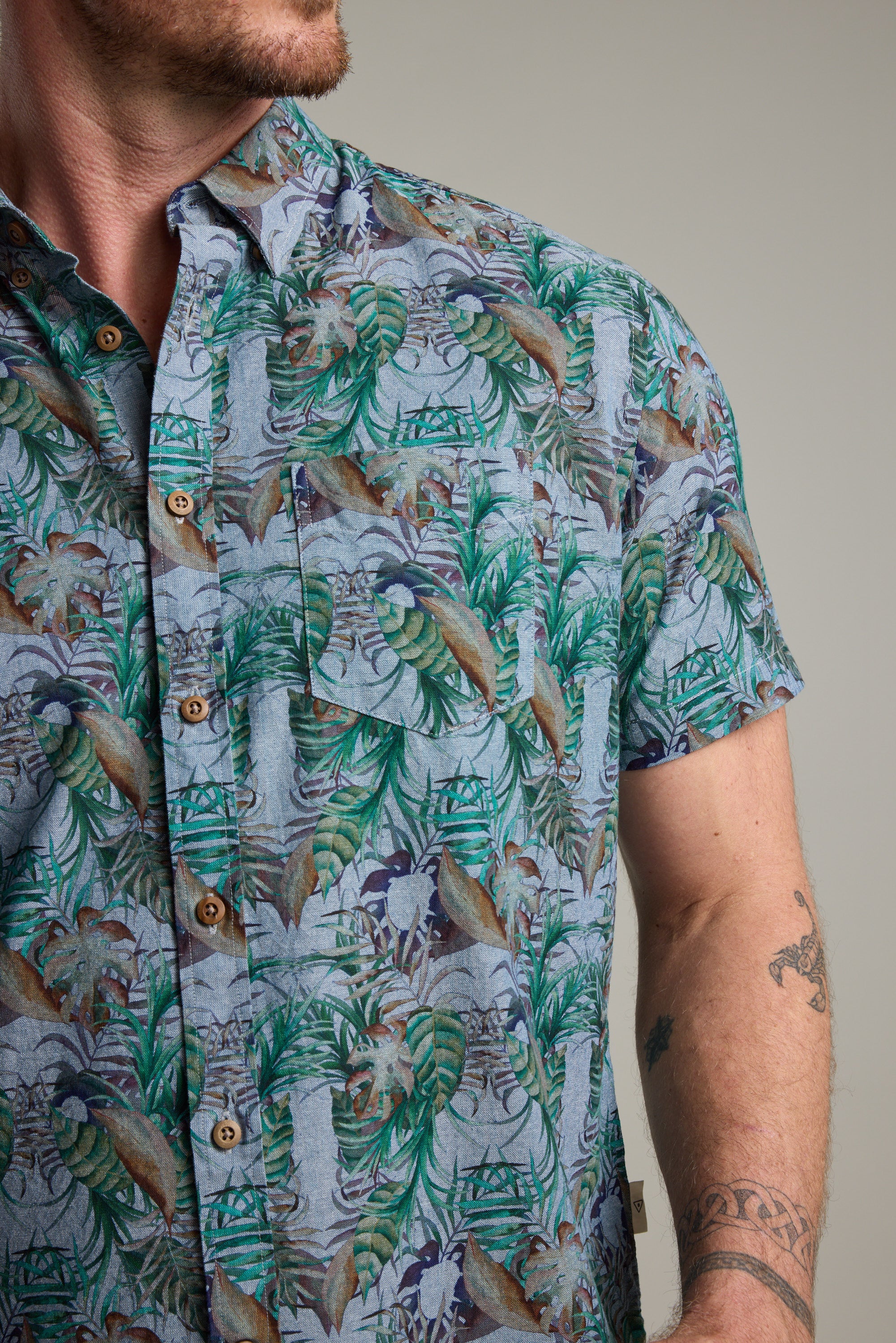Barkers Rockport Print Shirt, additional view
