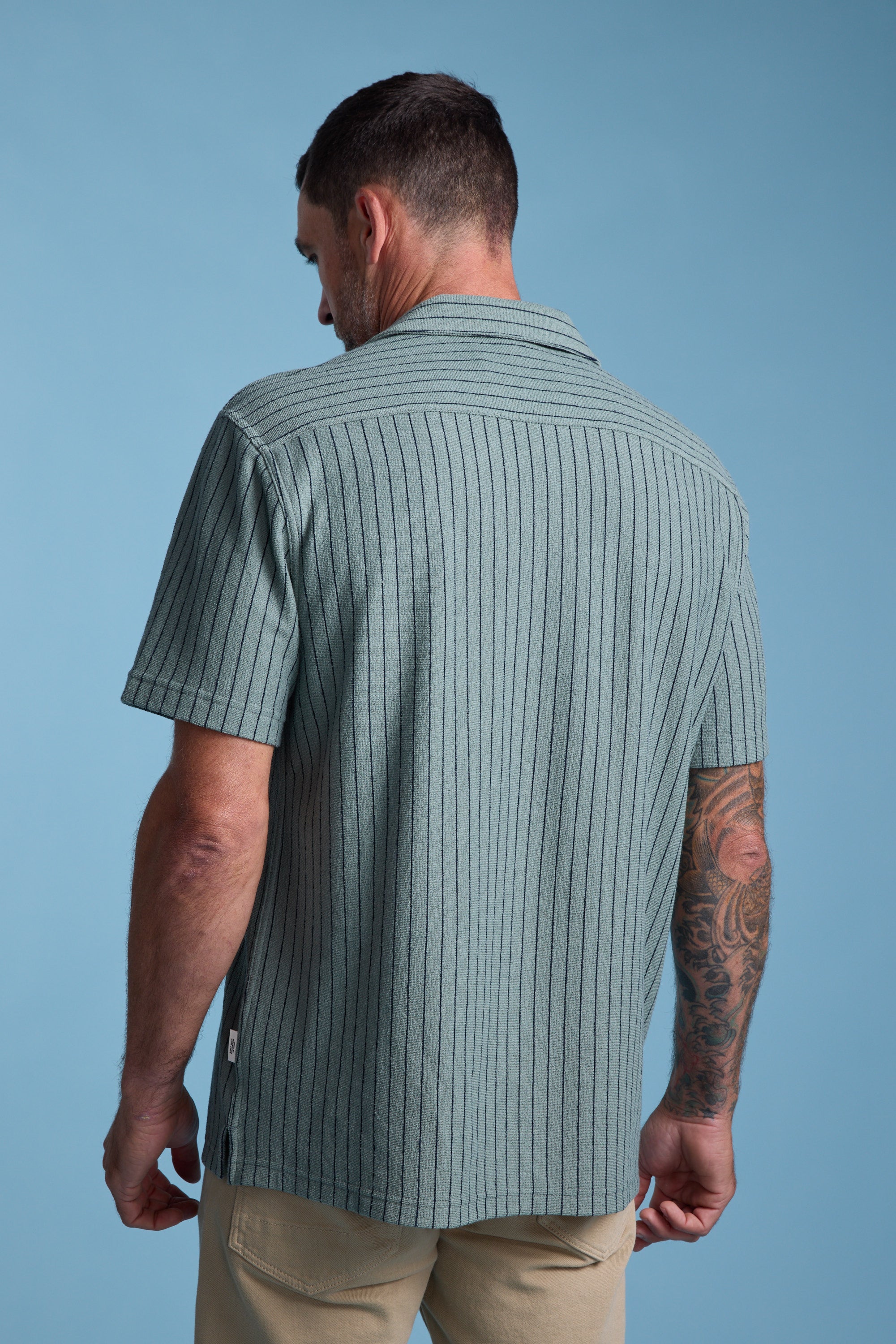 Diego Stripe Cuban Shirt, additional view