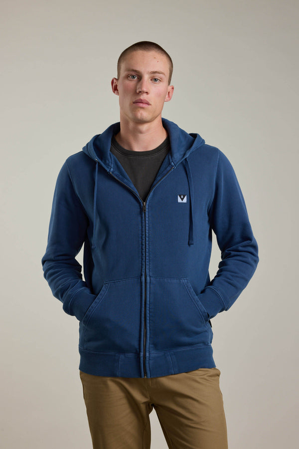Barkers Newton GD Zip Hoody in vintage navy, alternate view
