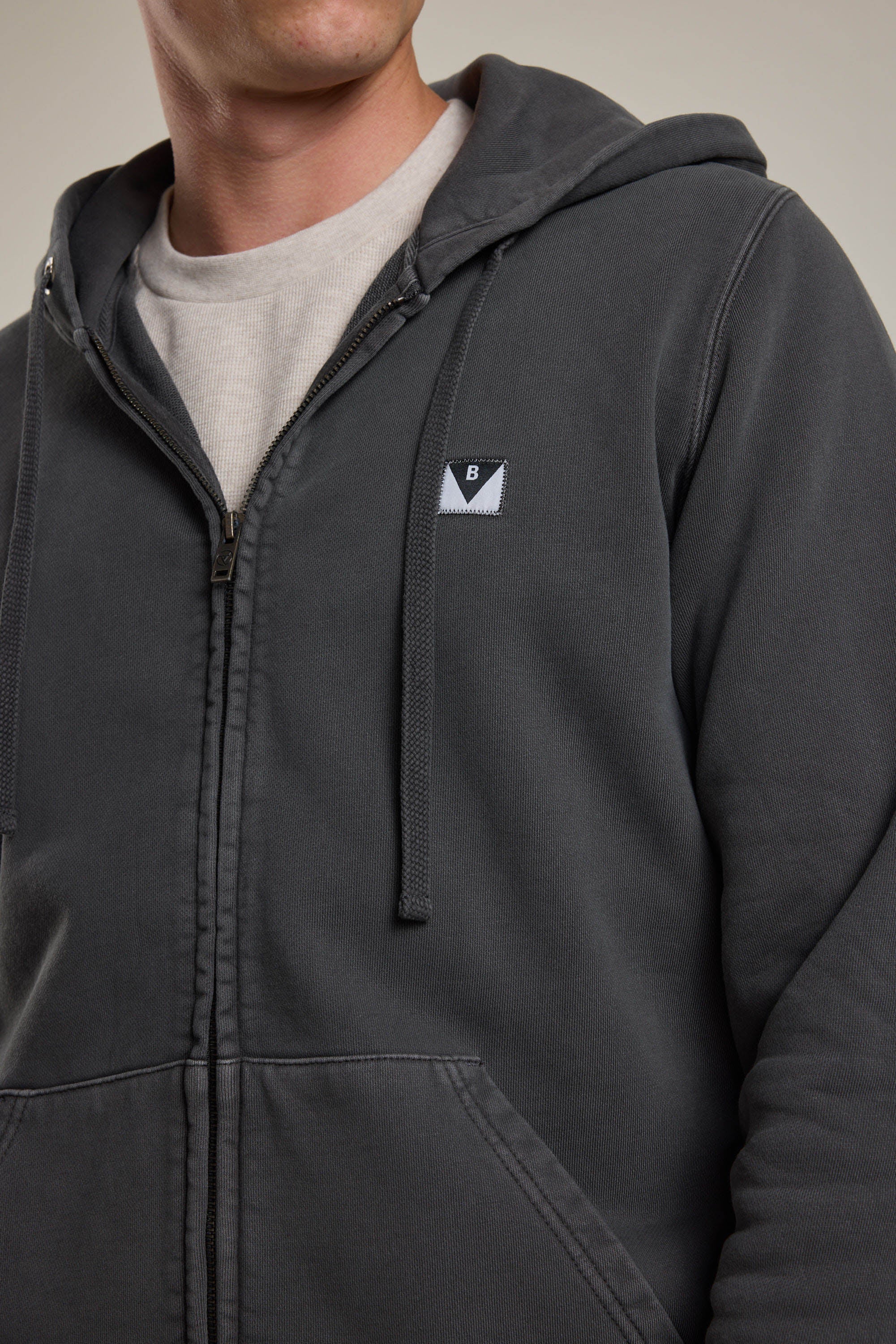 Barkers Newton GD Zip Hoody in vintage black, additional view