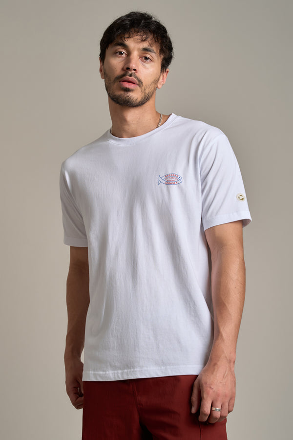 LegaSea Let Them Grow Print Tee in white, regular fit, additional view