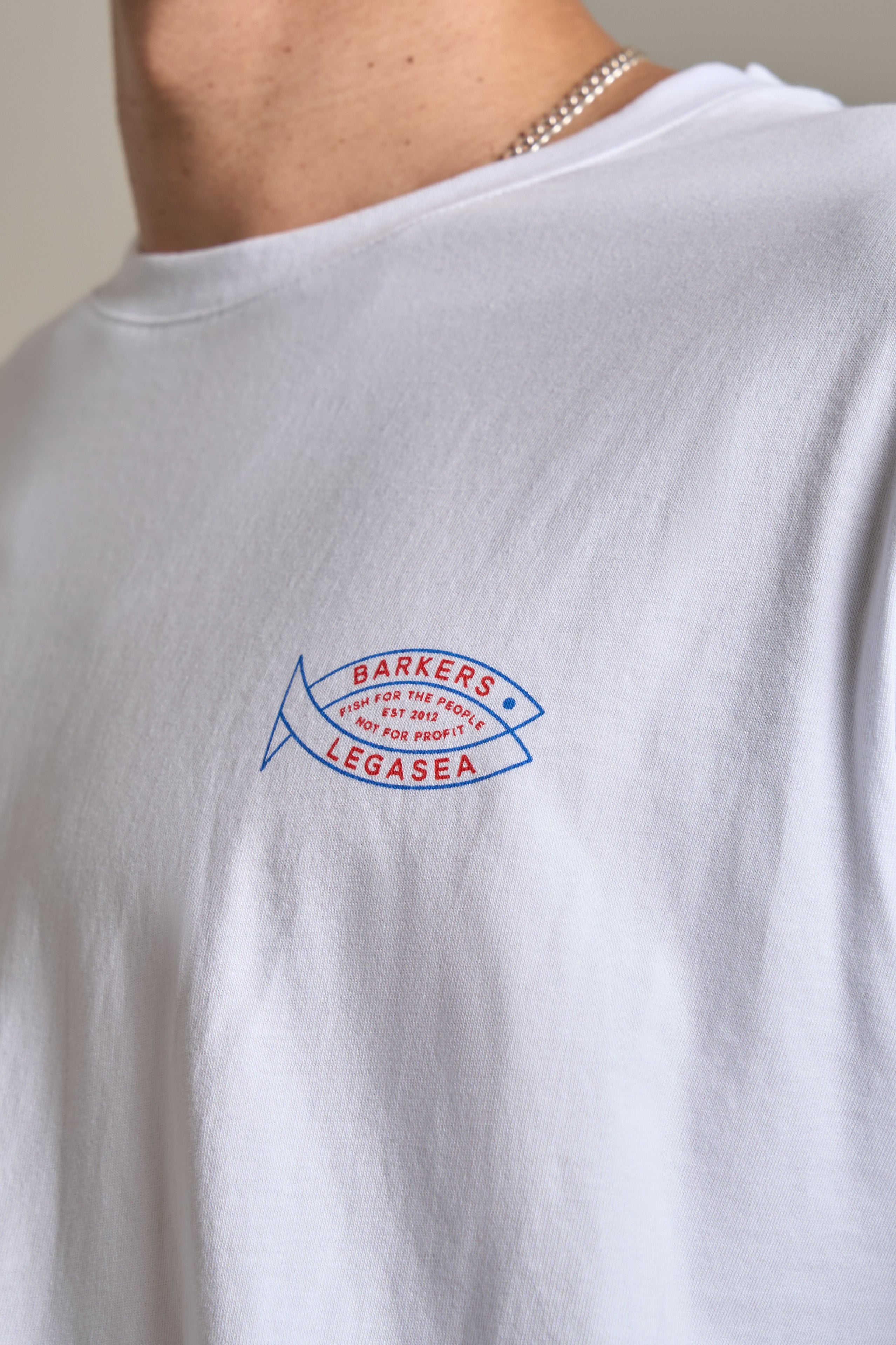 LegaSea Let Them Grow Print Tee in white, regular fit, additional view