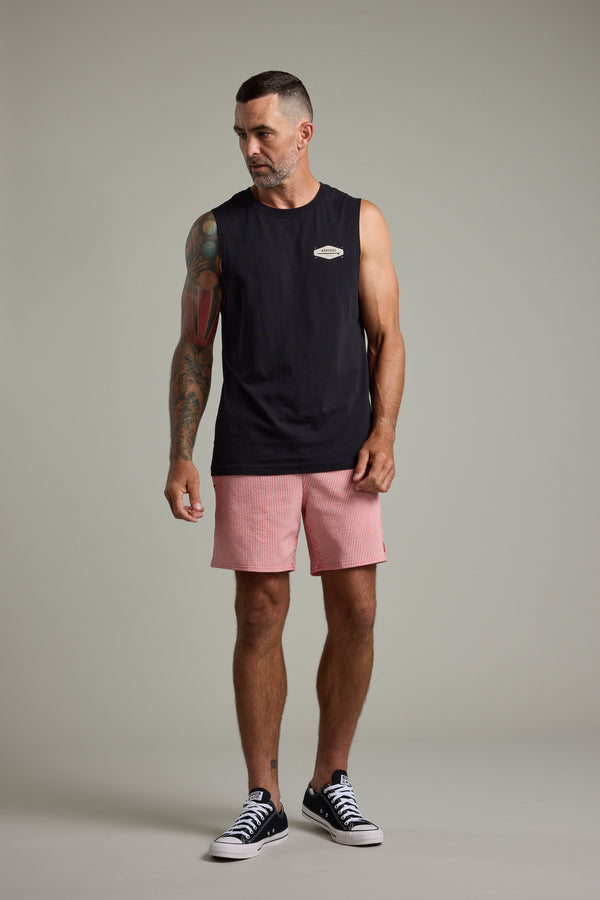 Barkers Dehaven Stripe Volley in red, additional view