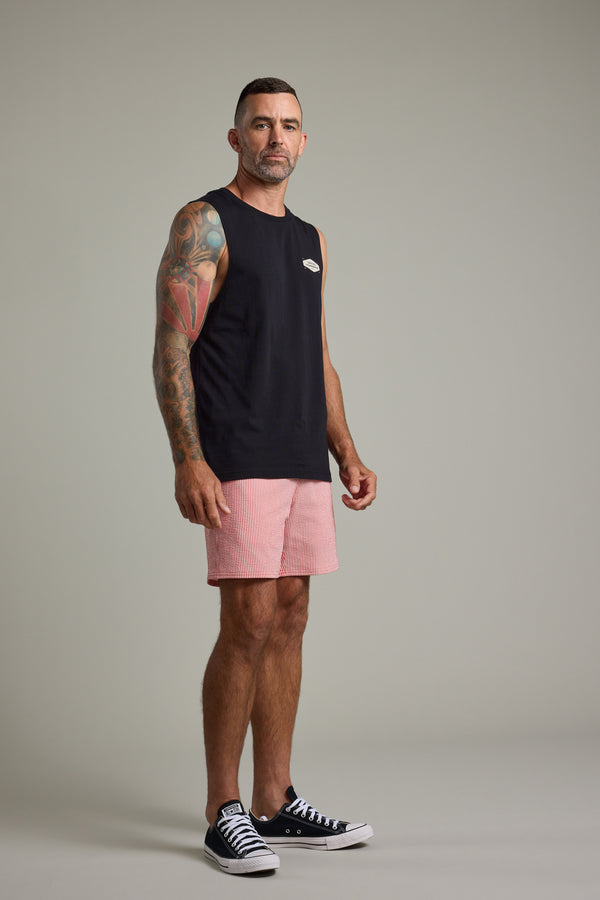 Barkers Dehaven Stripe Volley in red, additional view