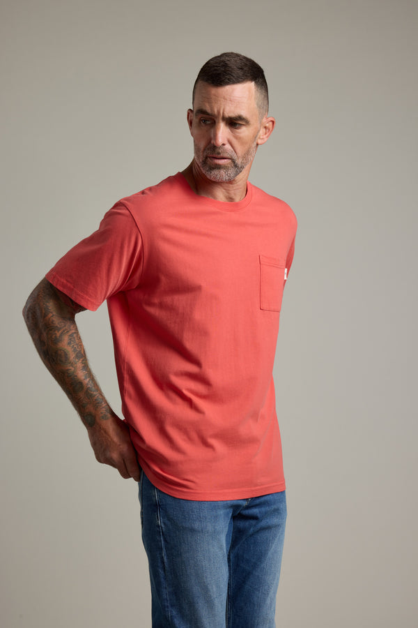 Barkers Summer Soul Sessions Print Tee in red, regular fit, additional view