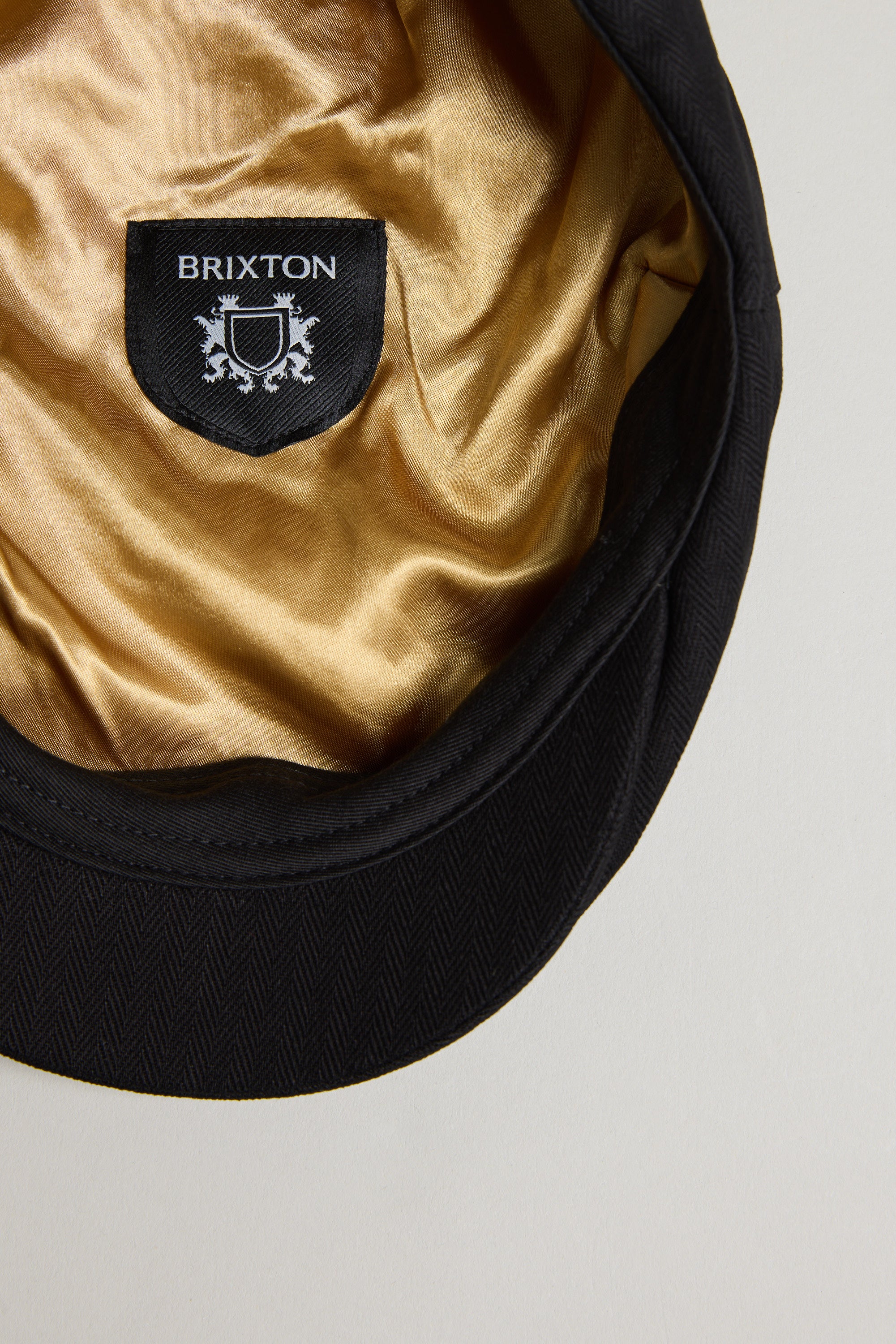 Brixton Hooligan Snap Cheesecutter in black, alternate view