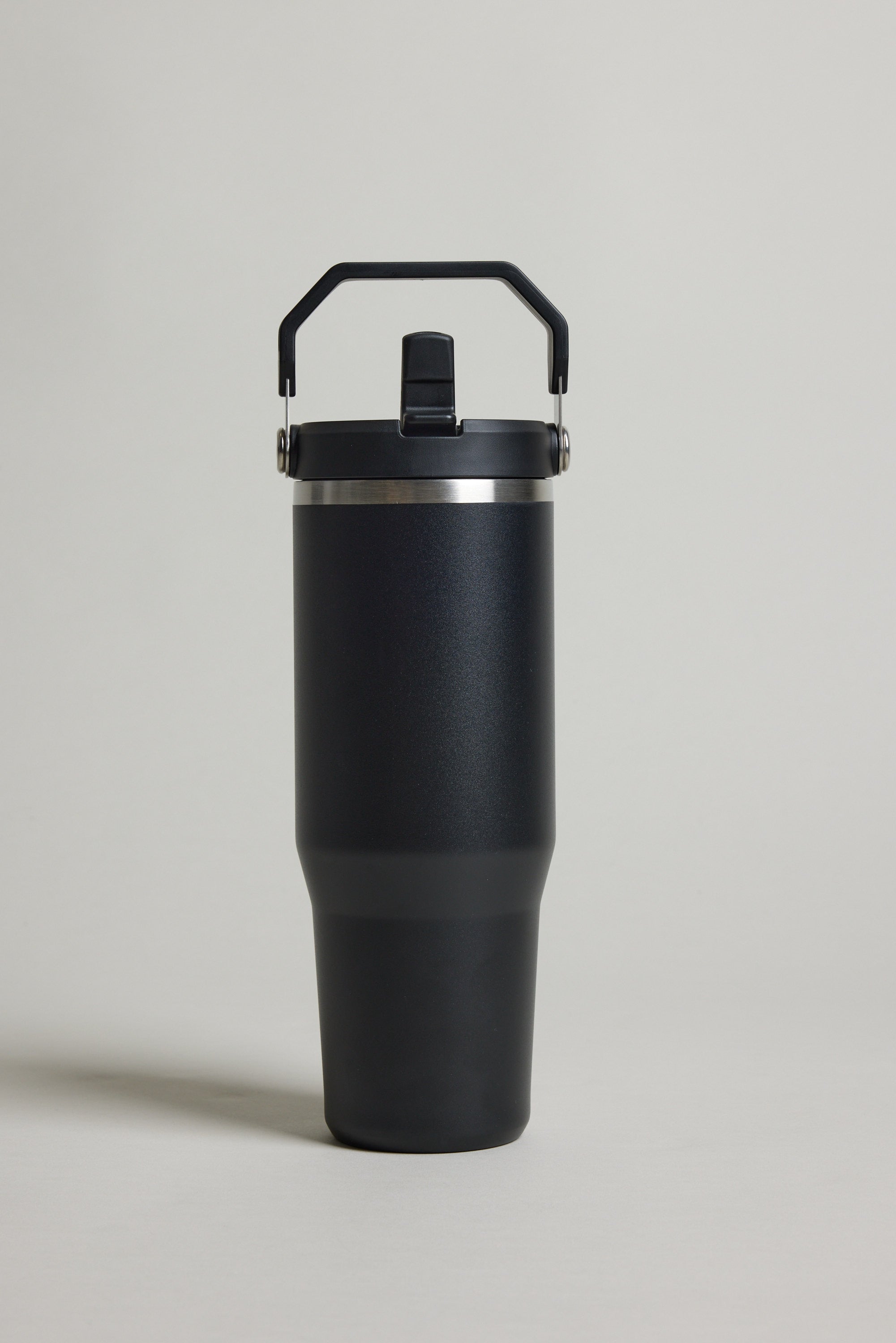 Stanley The IceFlow Flip Straw Tumbler 30 OZ in black, alternate view